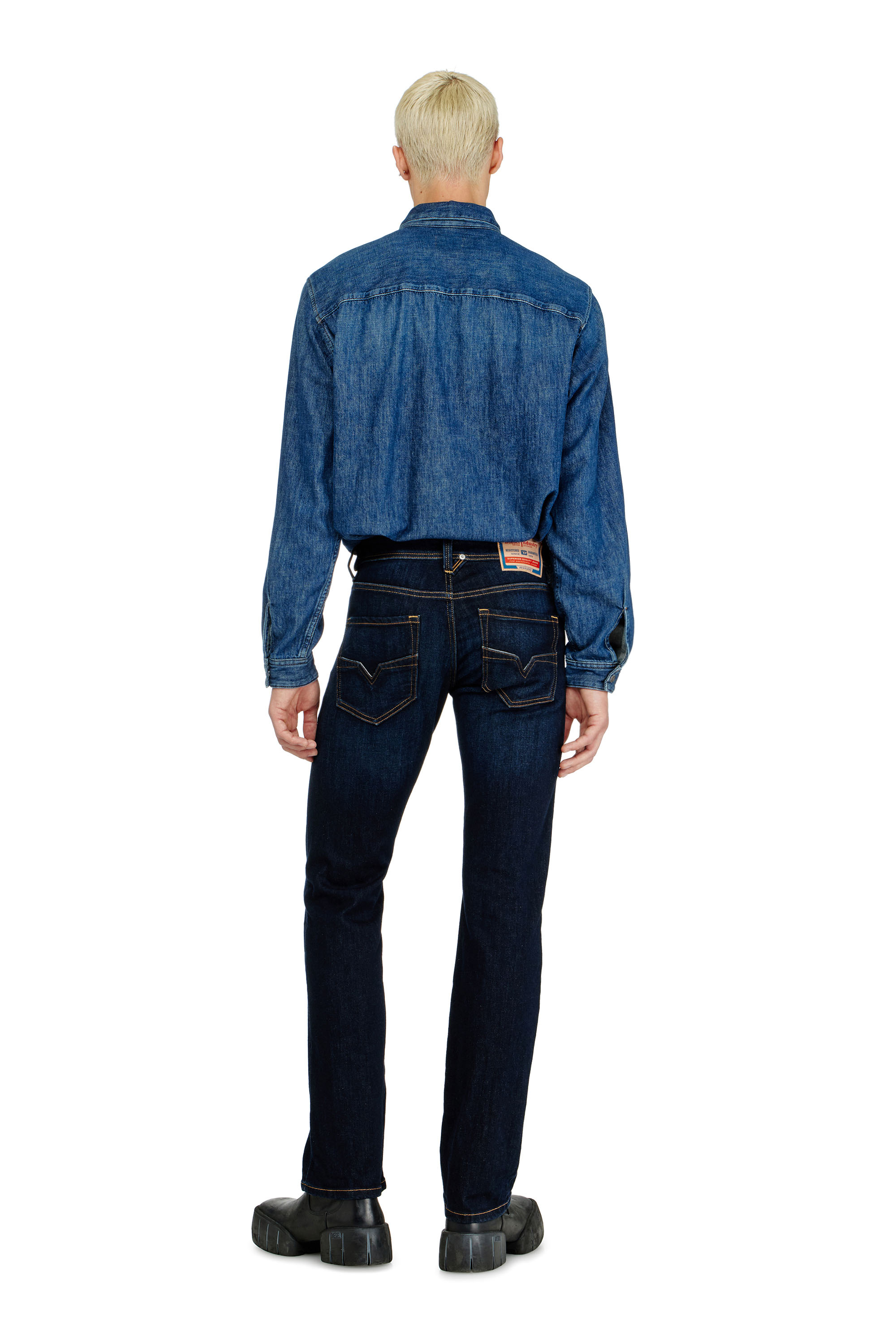 Diesel - Man's Regular Jeans 1985 Larkee 09Q15, Dark Blue - 4