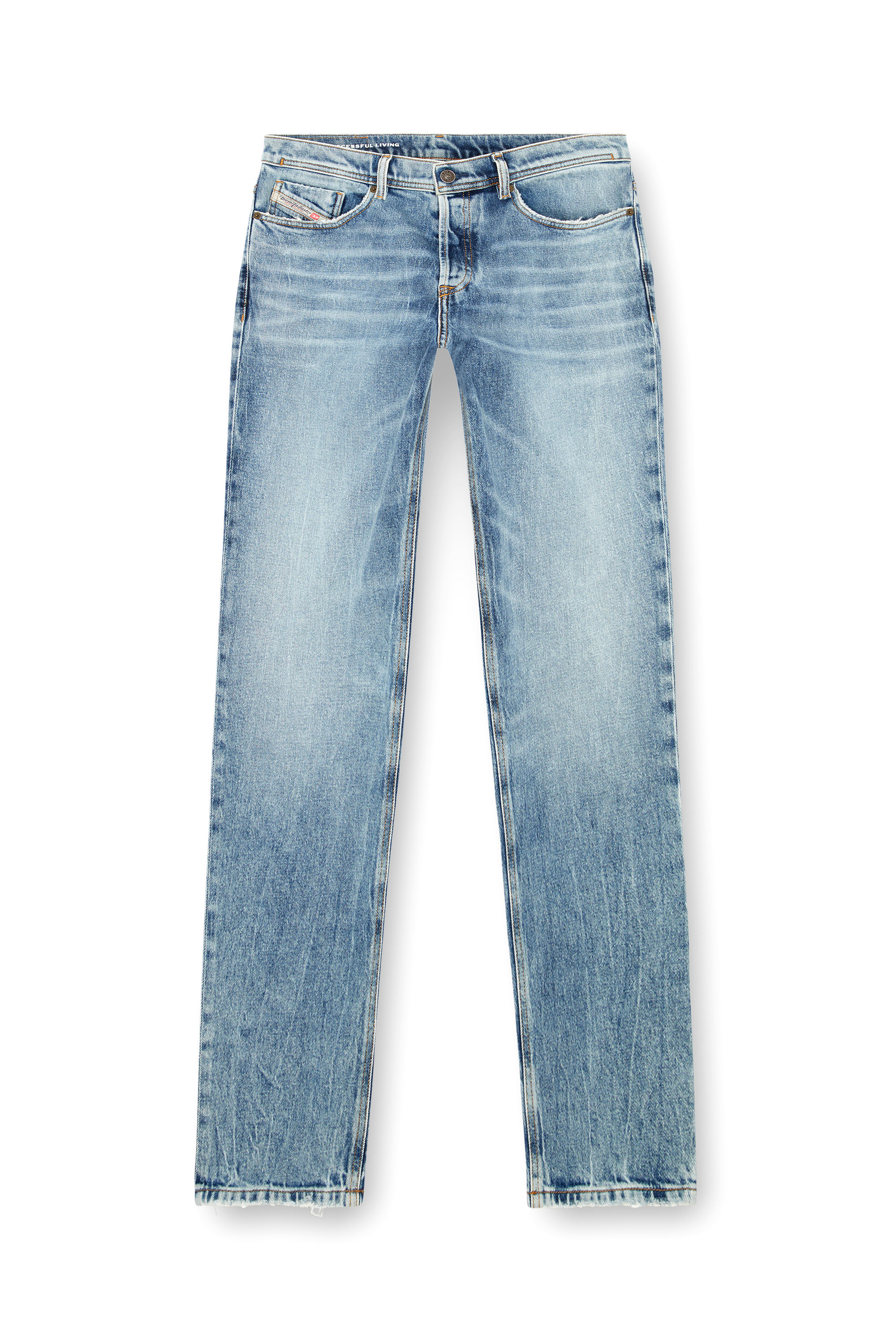 Diesel - Man Tapered Jeans 2023 D-Finitive 09J54, Medium blue - Image 3