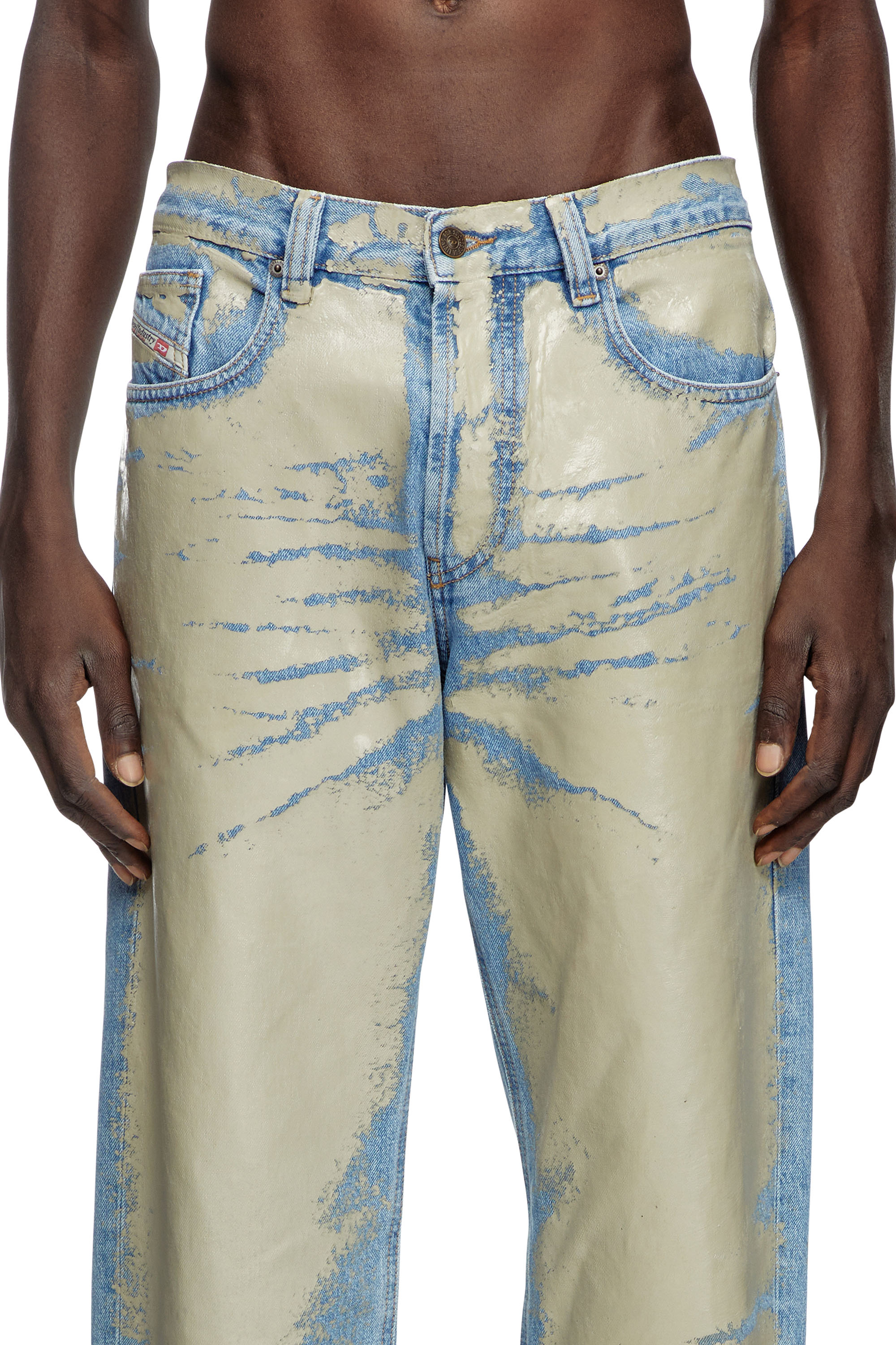 Diesel - Man's Regular Jeans 2010 D-Macs 007AL, Light Brown - 3