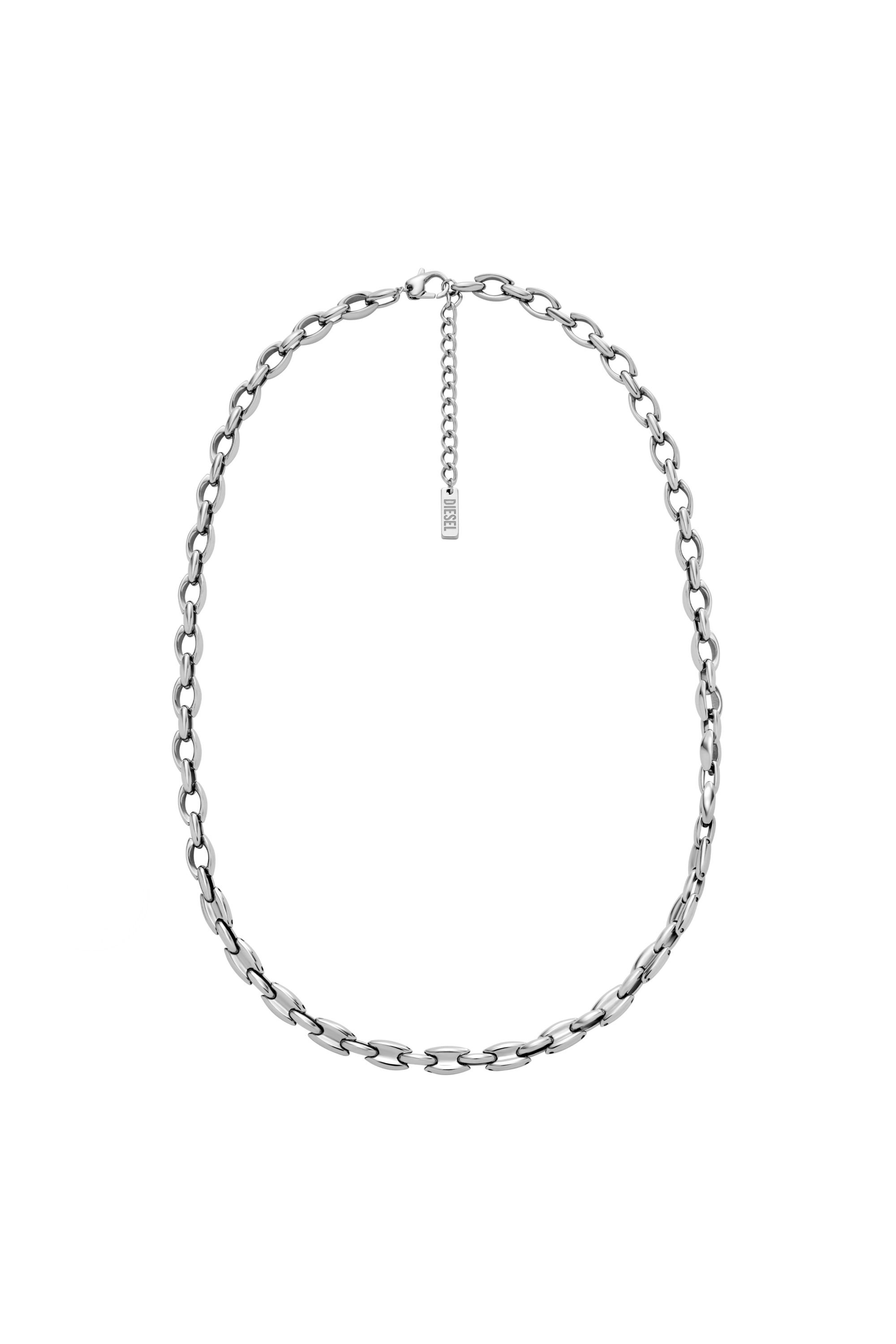 Diesel - DX1582040 JEWEL, Unisex's Stainless Steel Chain Necklace in Silver - 1