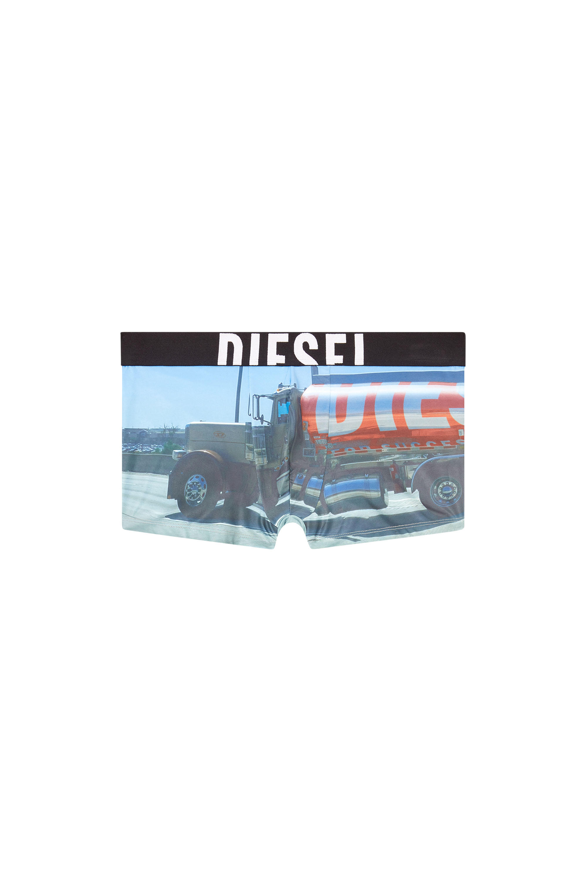 Diesel - DAMIEN-D-POP-40, Man's Boxer briefs with Pop print in White - 4