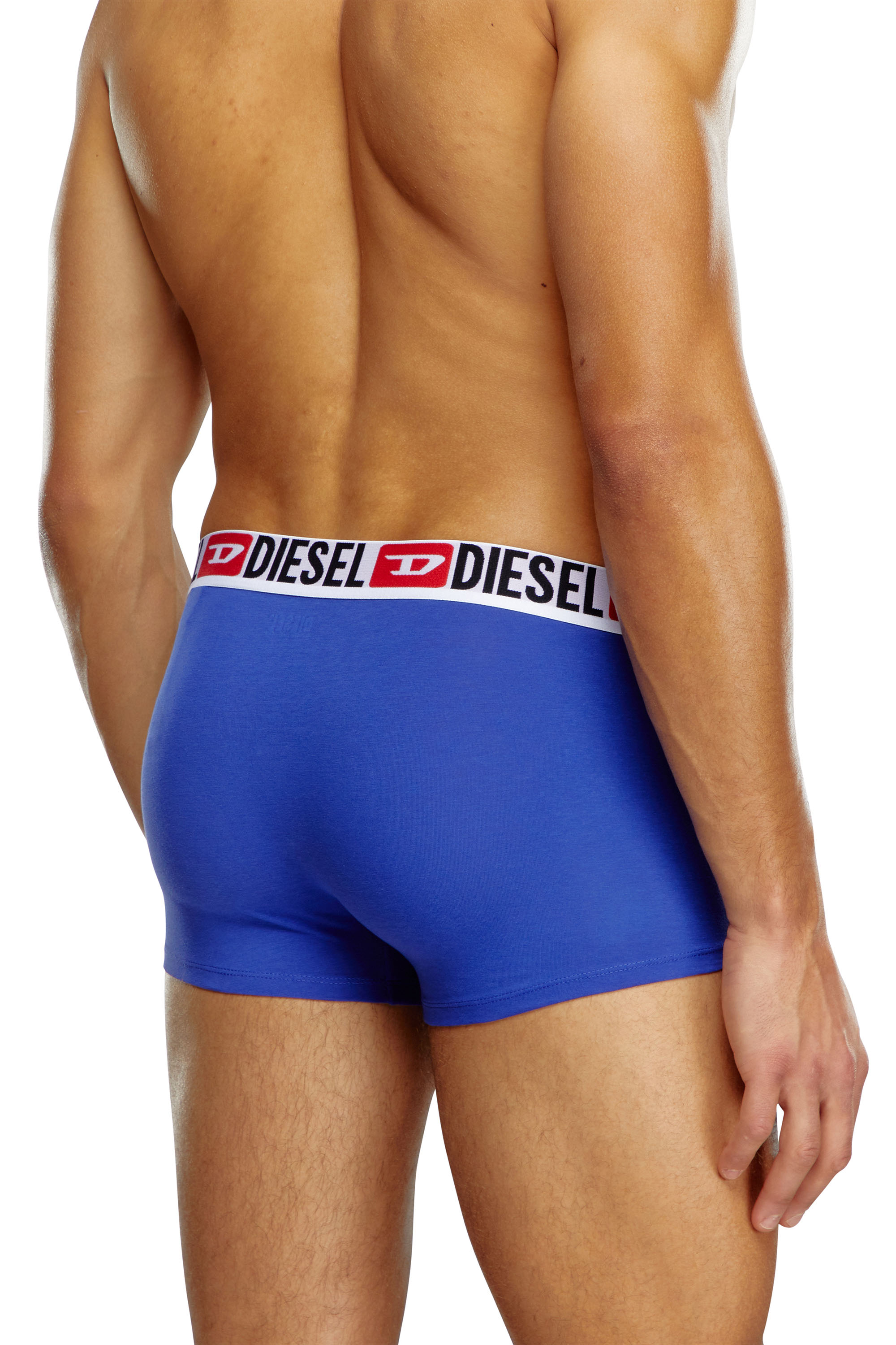 Diesel - UMBX-DAMIENTHREEPACK, Man Three-pack of all-over logo waist boxers in Multicolor - Image 3