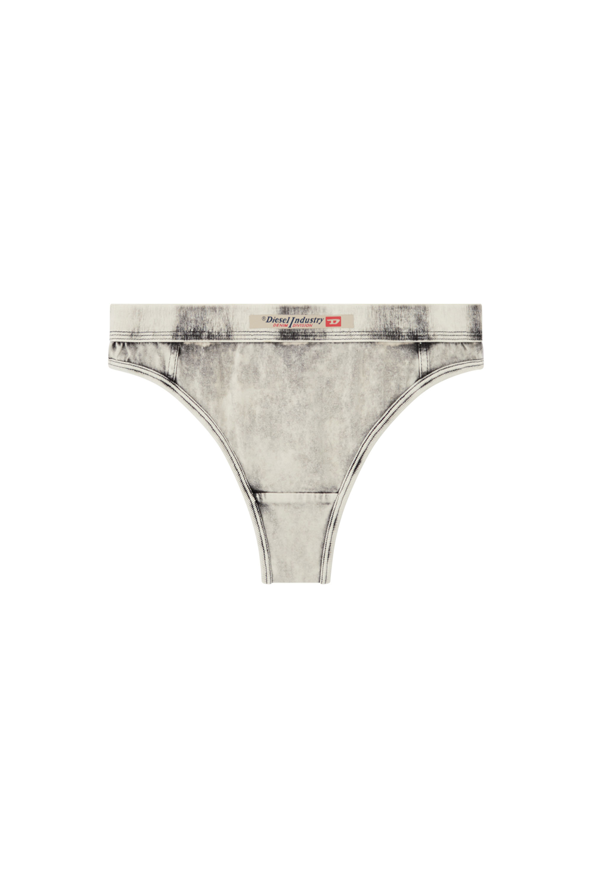 Diesel - CLODIA-DNM, Woman's Briefs in denim-effect jersey in Grey - 4