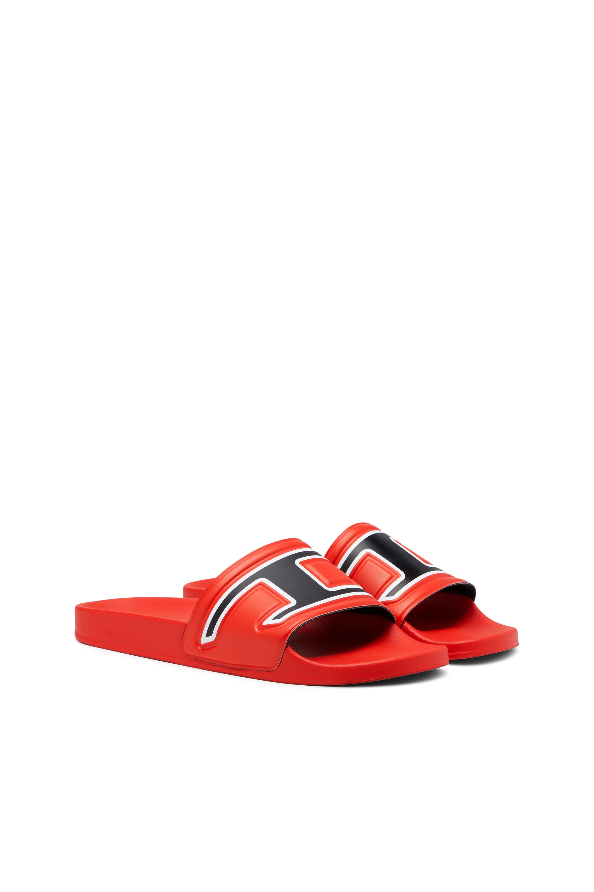 Diesel - SA-MAYEMI D, Man Sa-Mayemi-Pool slides with embedded D logo in Multicolor - Image 2
