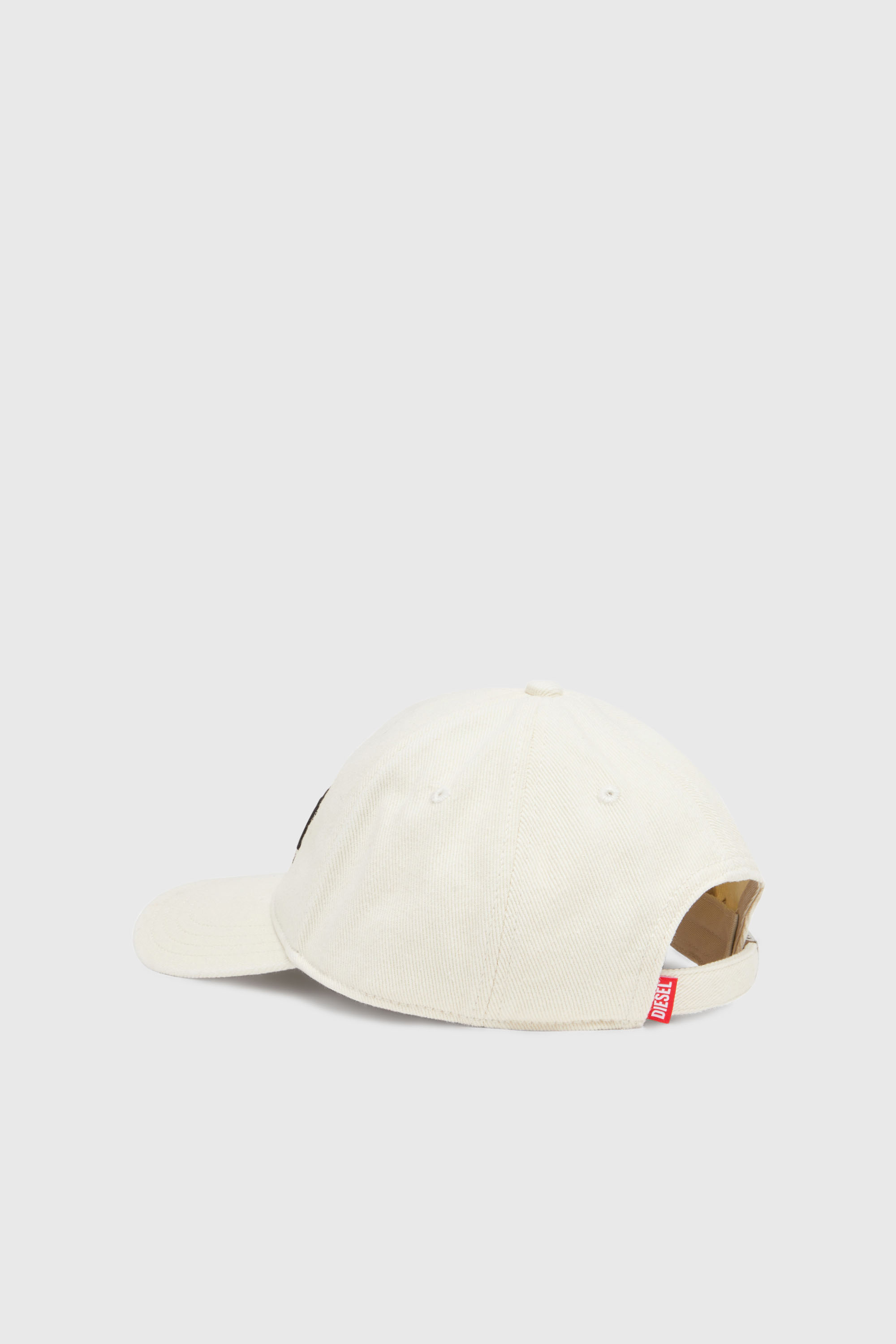 Diesel - CORRY-DIV-WASH, Man's Baseball cap with logo embroidery in White - 2