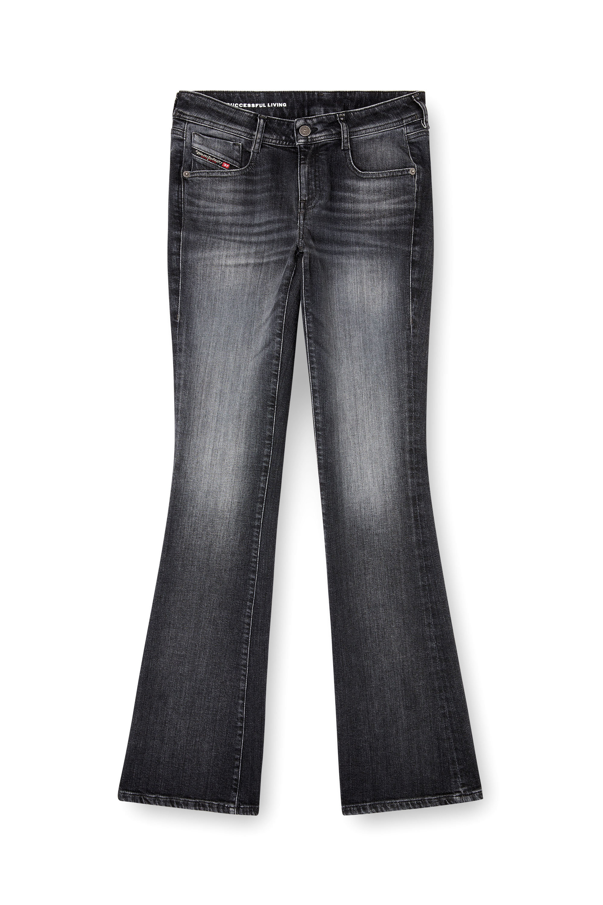 Diesel - Woman's Bootcut Jeans 1969 D-Ebbey 09L98, Black/Dark grey - 3