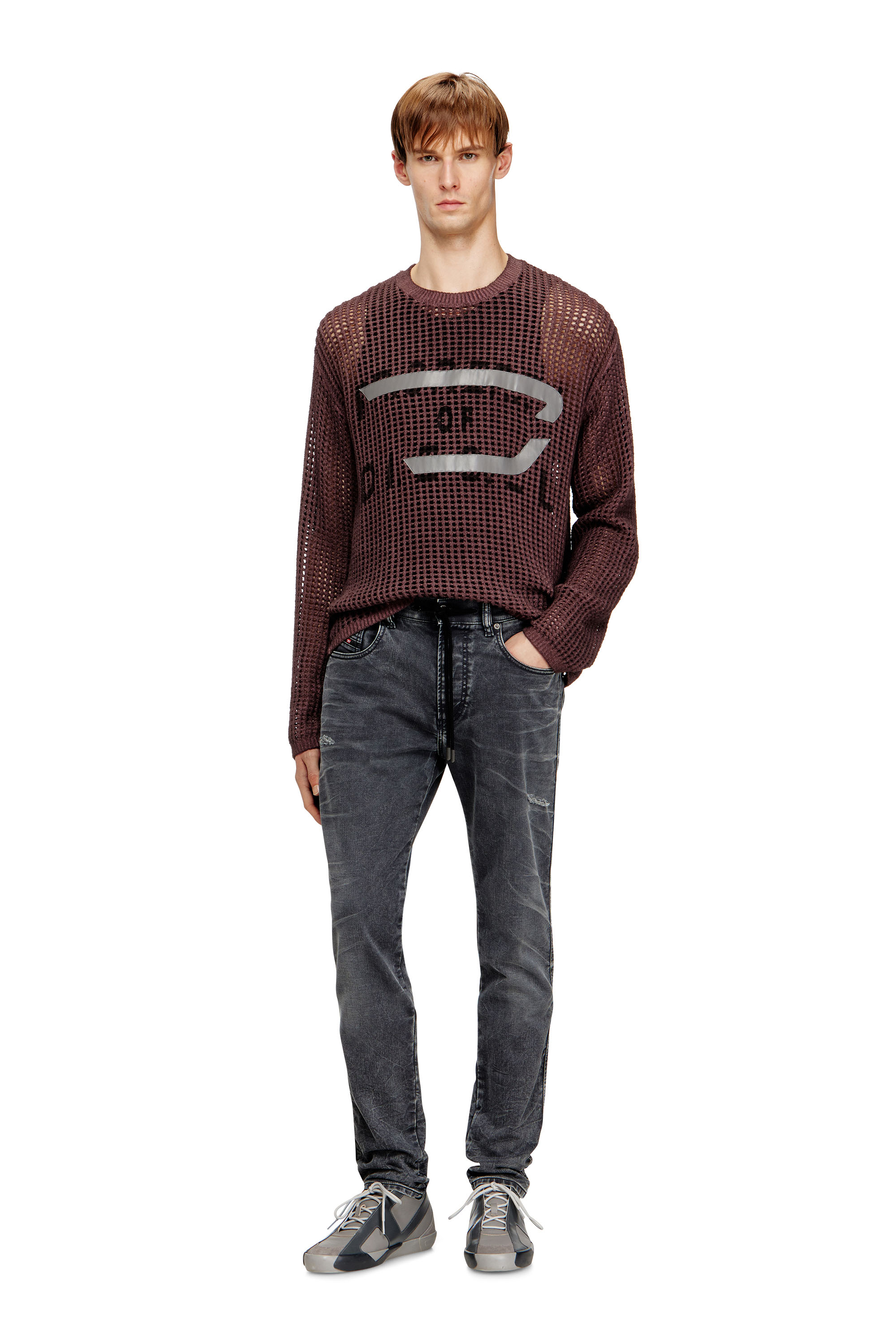 Diesel - Man's Slim 2062 D-Strukt Joggjeans&reg; 068UF, Black/Dark grey - 2