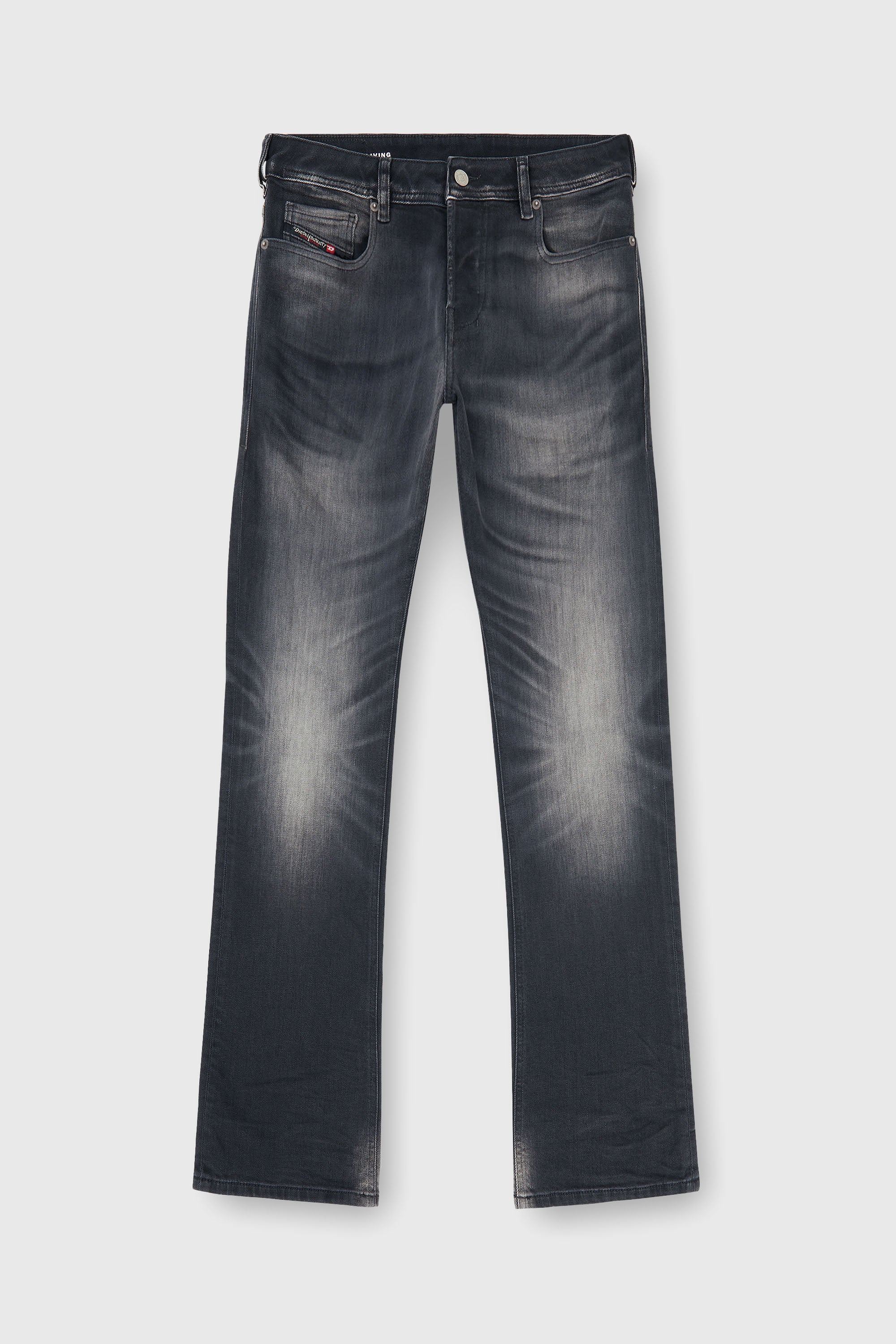 Diesel - Man's Bootcut Jeans 2007 Zatiny 09P38, Black/Dark grey - 2