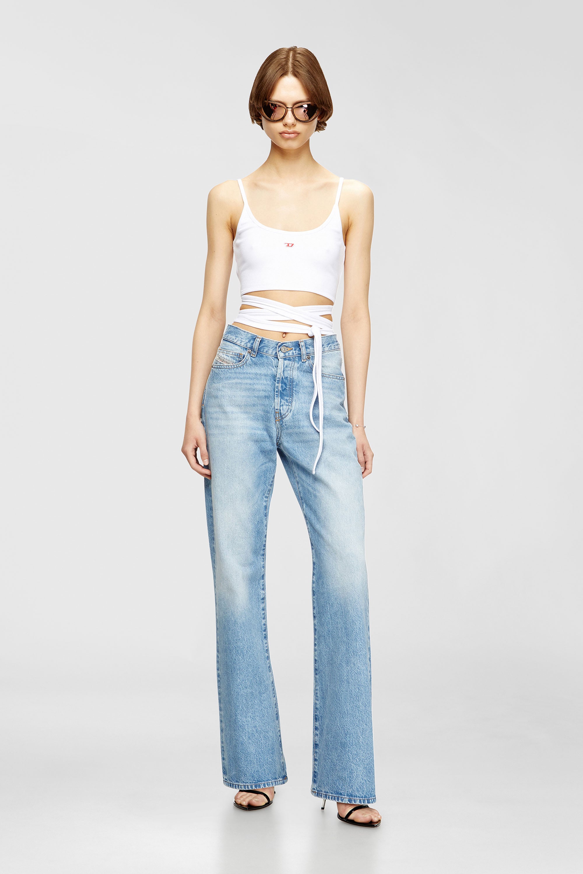 Diesel - Woman's Regular Jeans 1971 D-Sent 09I29, Light Blue - 1