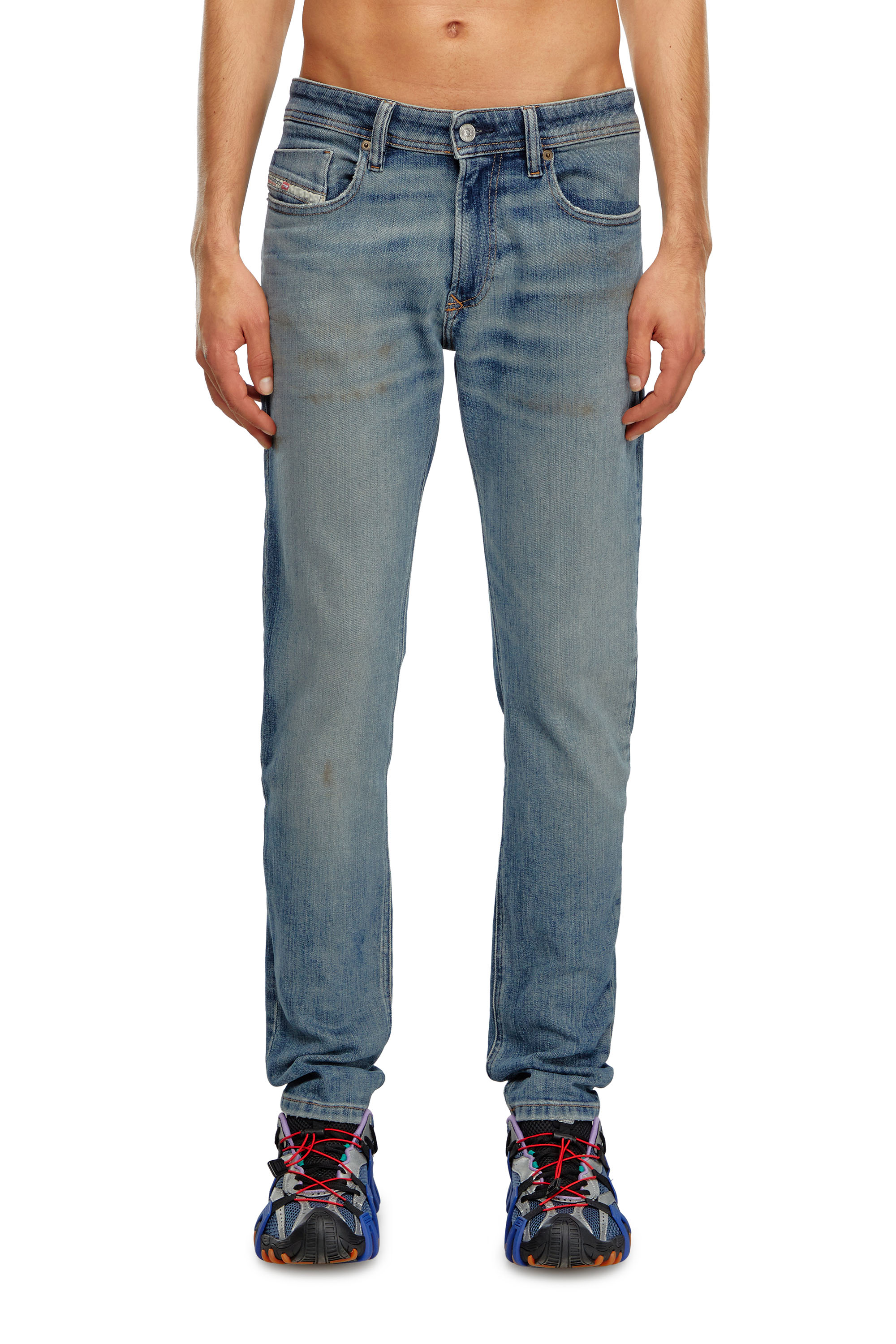 Diesel - Man Skinny Jeans 1979 Sleenker 0GRDE, Medium blue - Image 2