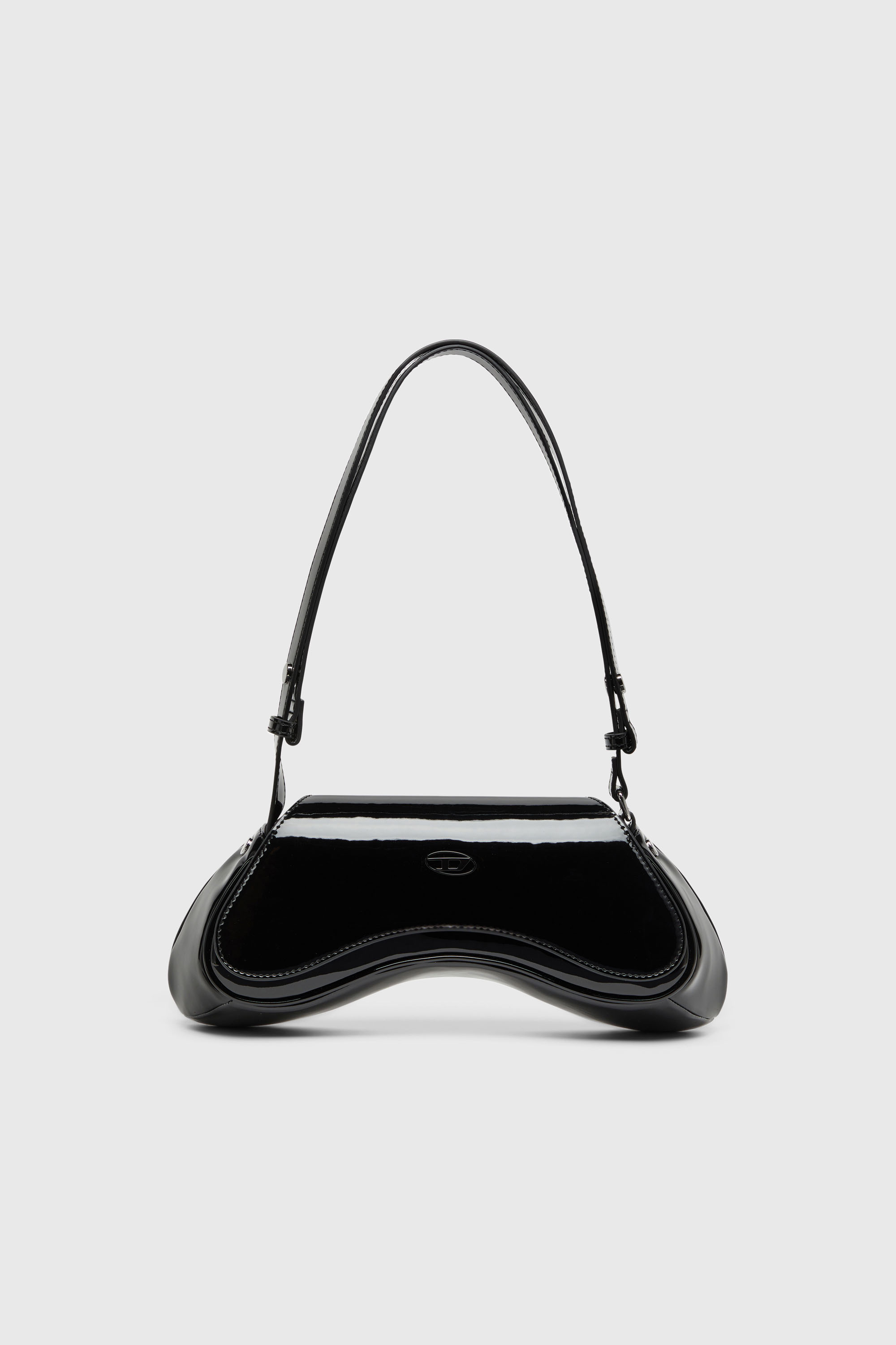 Diesel - PLAY CROSSBODY, Woman's Play-Glossy crossbody bag in Black - 2