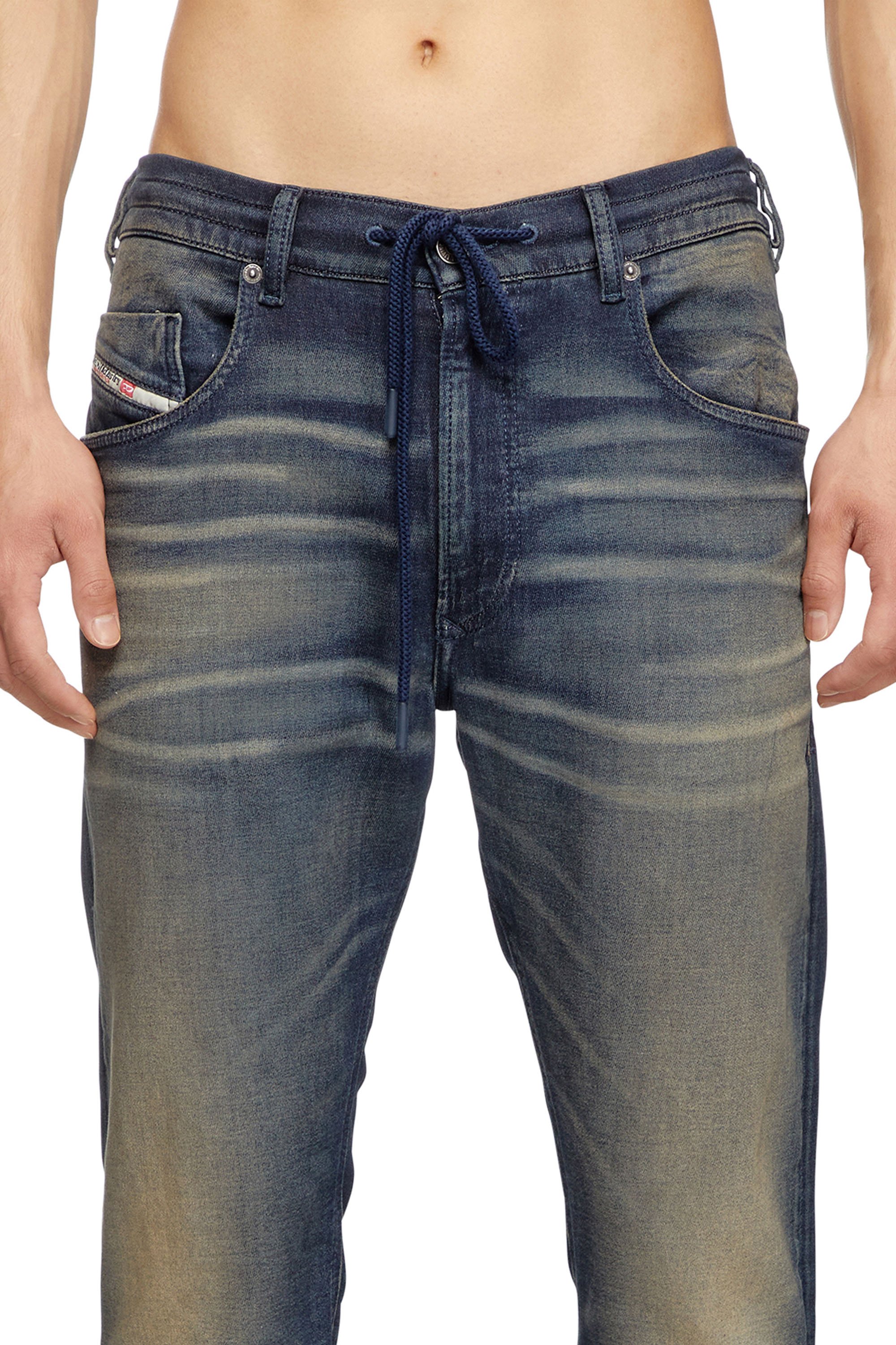 Diesel - Man's Regular 2030 D-Krooley Joggjeans® 068PM, Dark Blue - 5