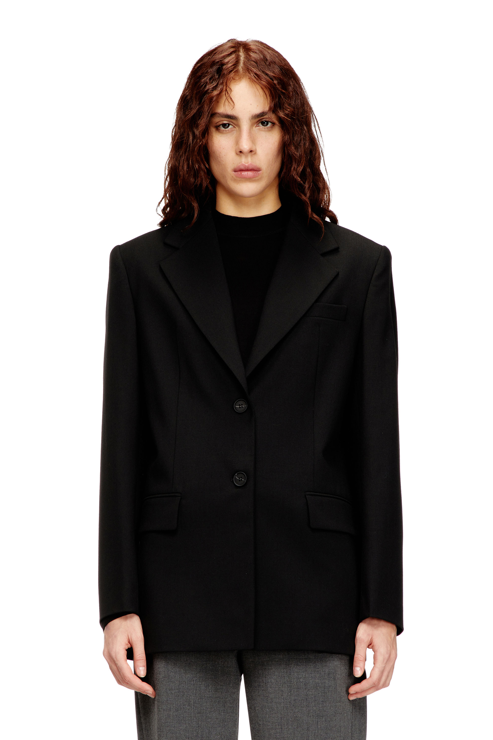 Diesel - G-KESS-R1, Woman's Blazer in wool blend in null - 2