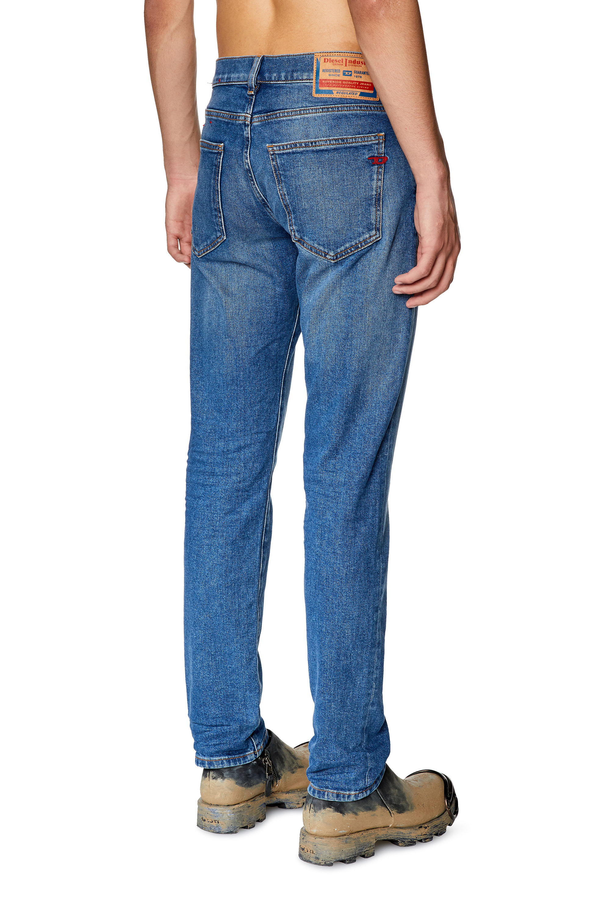 Diesel - Slim Jeans 2019 D-Strukt 0ENAT, Medium blue - Image 2