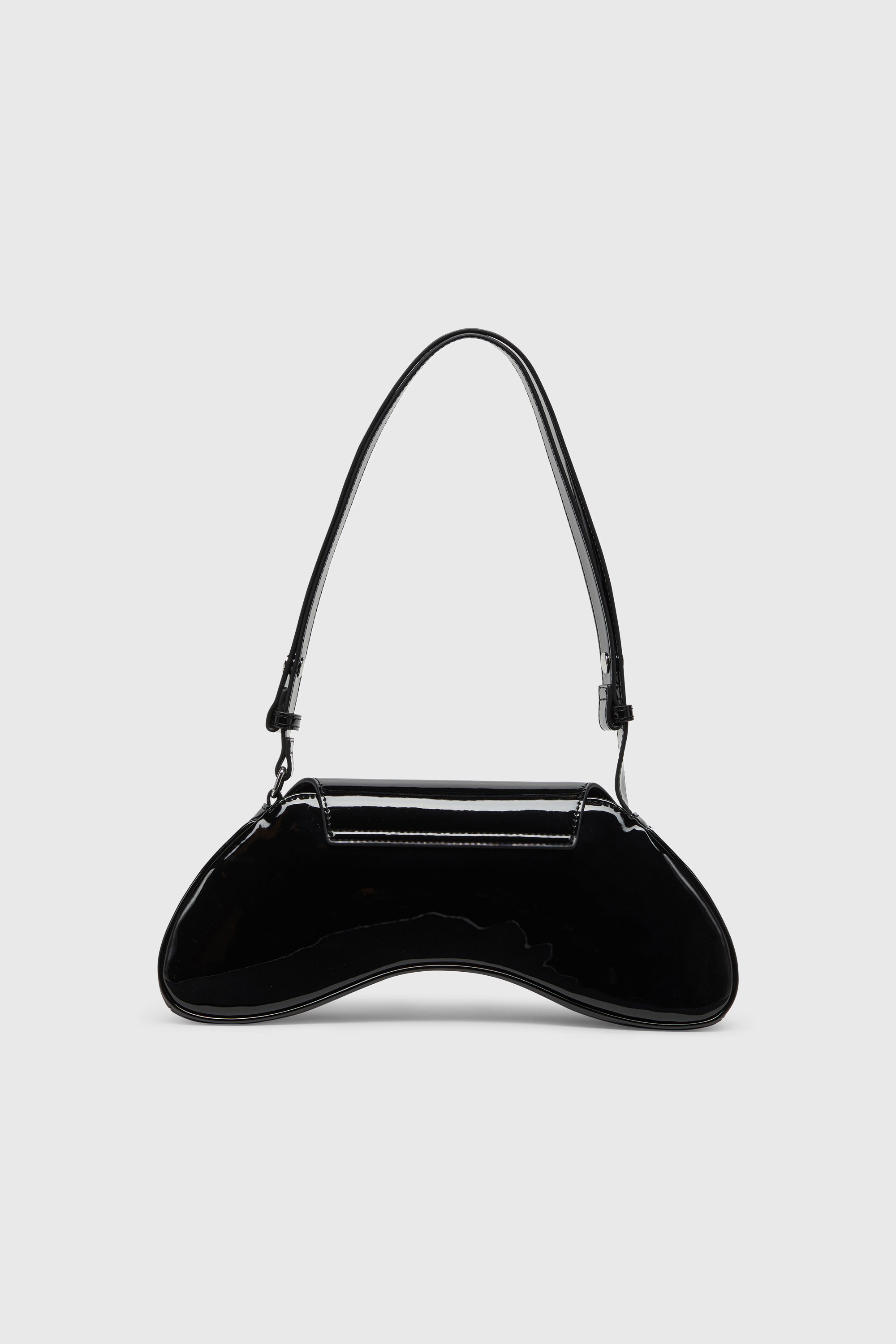 Diesel - PLAY CROSSBODY, Woman's Play-Glossy crossbody bag in Black - 3