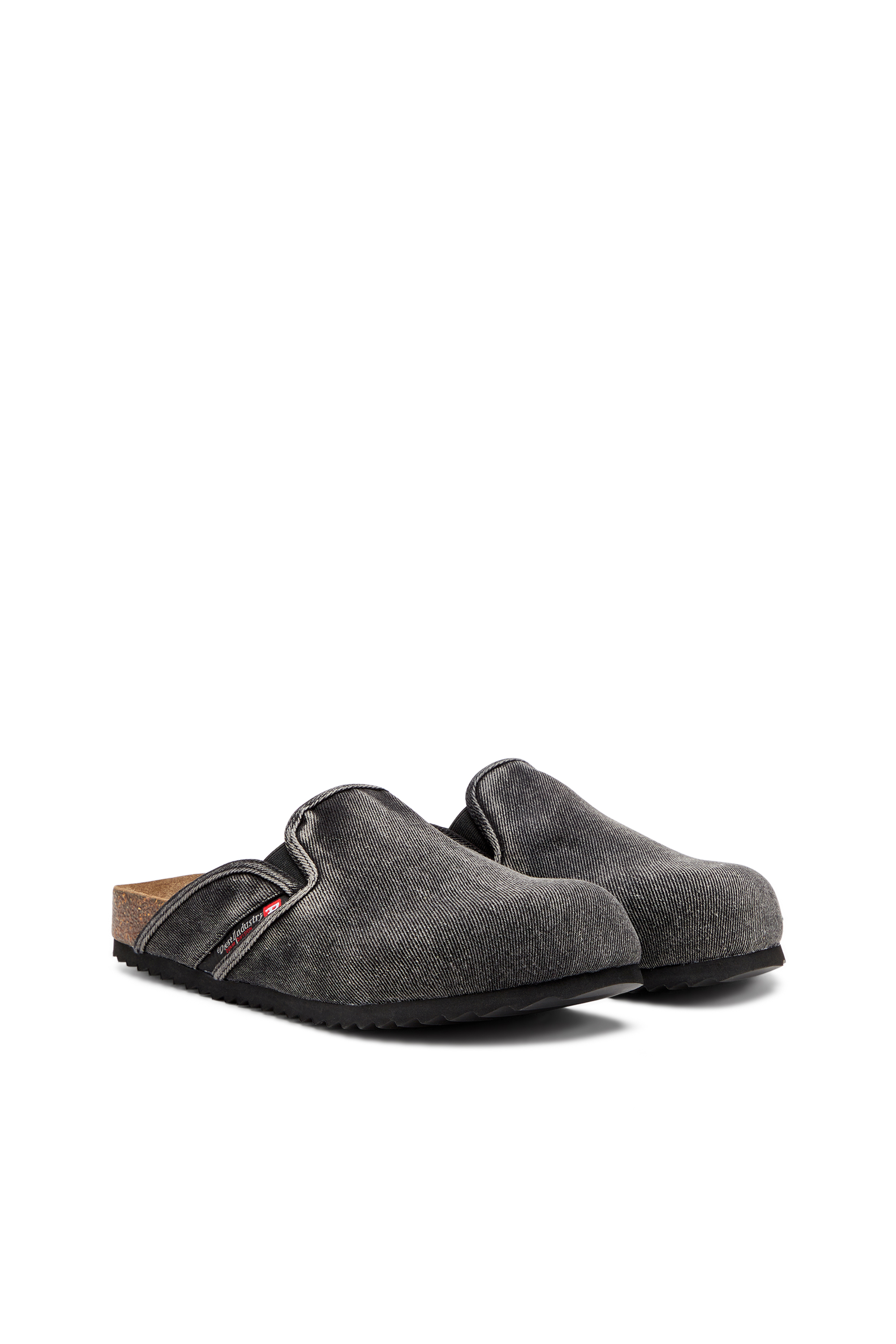 Diesel - D-WOODSTOCK SLIP-ON, Man's D-Woodstock-Denim mules in Black - 2