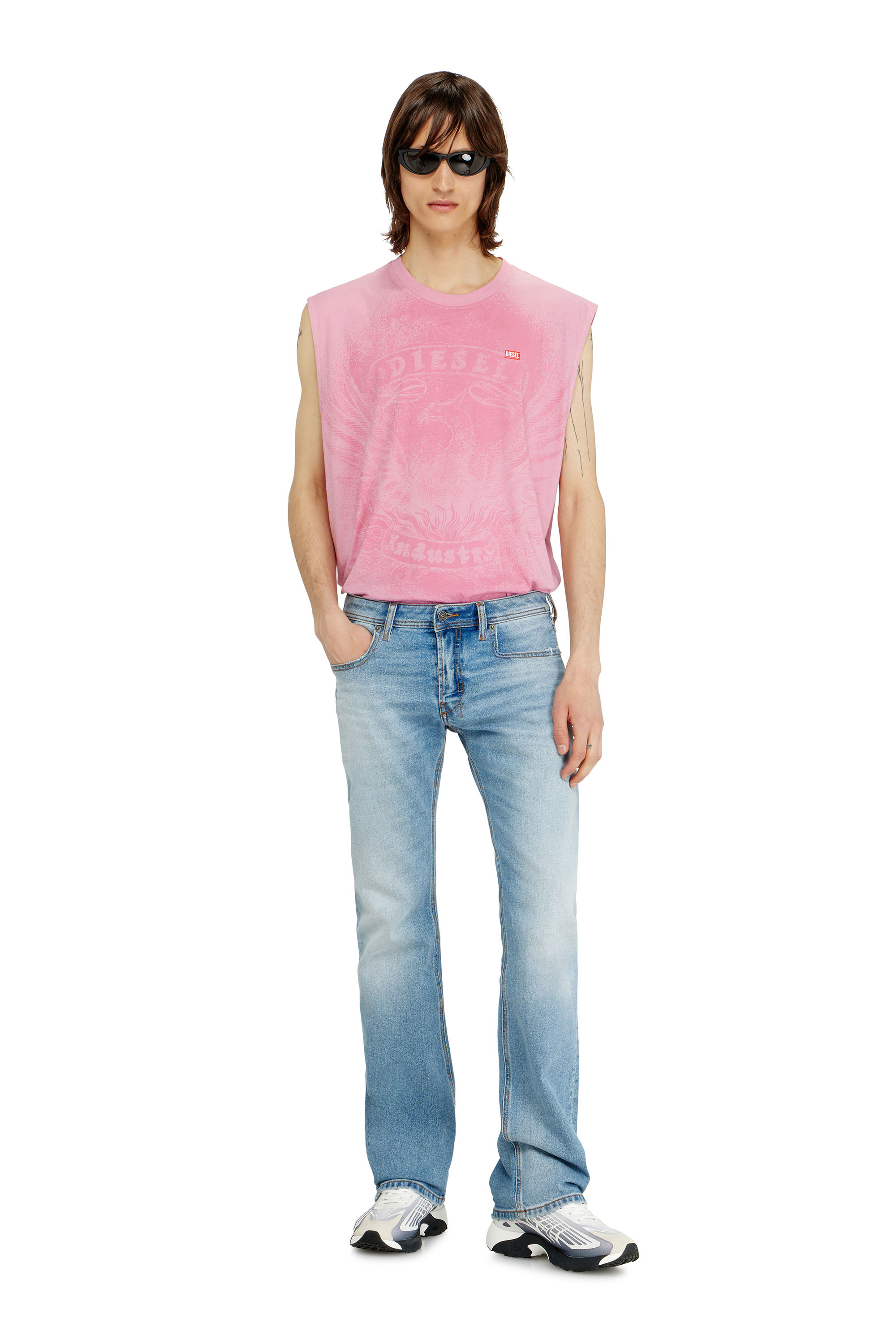 Diesel - Man's Bootcut Jeans 2007 Zatiny 0DBDV, Light Blue - 1