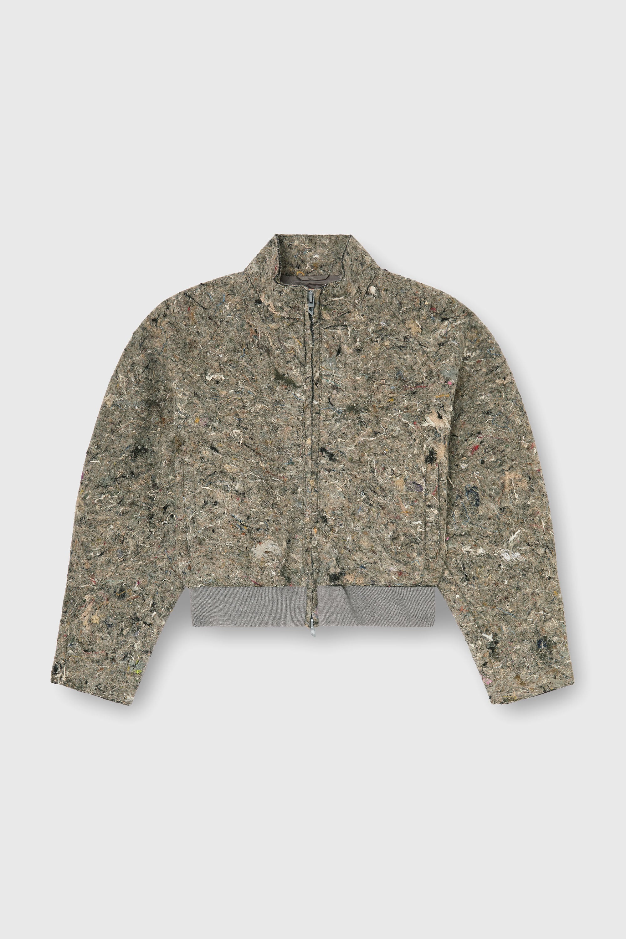 Diesel - J-DISTEM, Man's Upcycled felted jacket in Grey - 1