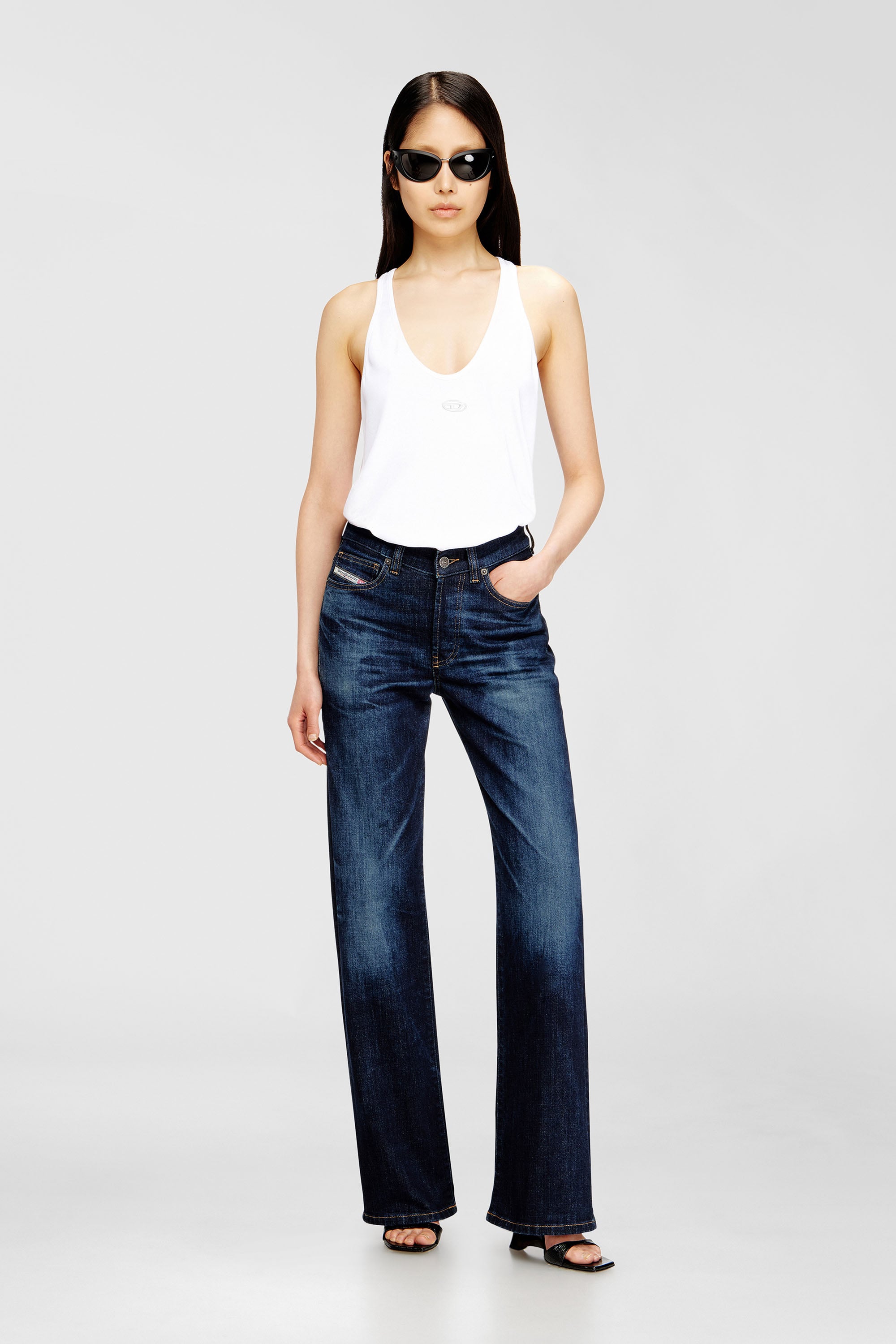 Diesel - Woman's Regular Jeans 1971 D-Sent 0ADBL, Dark Blue - 1