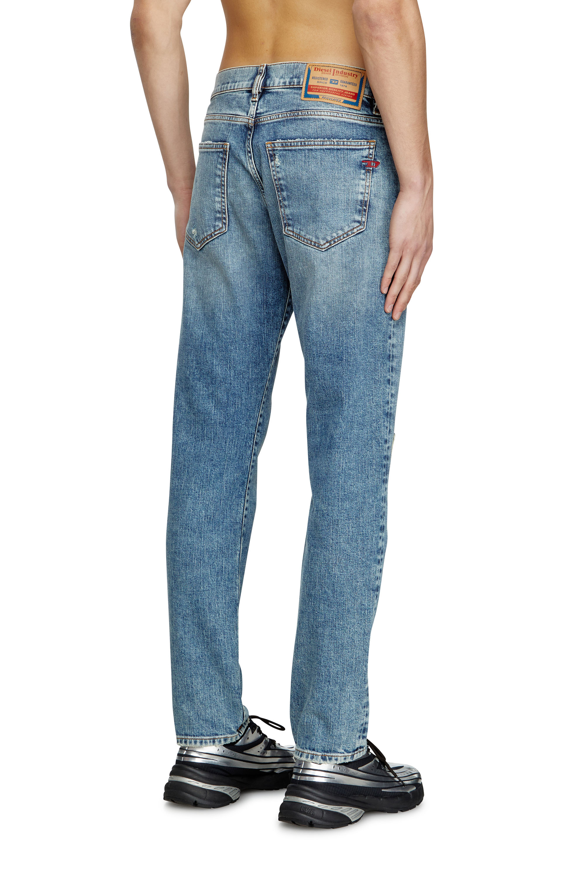 Diesel - Man's Slim Jeans 2019 D-Strukt 09L34, Light Blue - 4