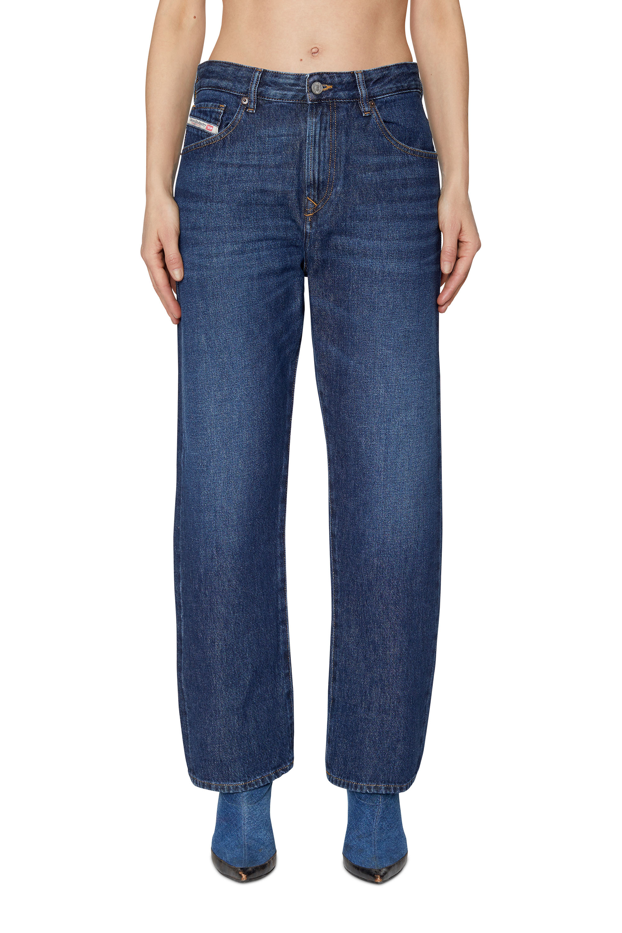 Diesel - Straight Jeans 1999 D-Reggy 09C03, Dark Blue - Image 1