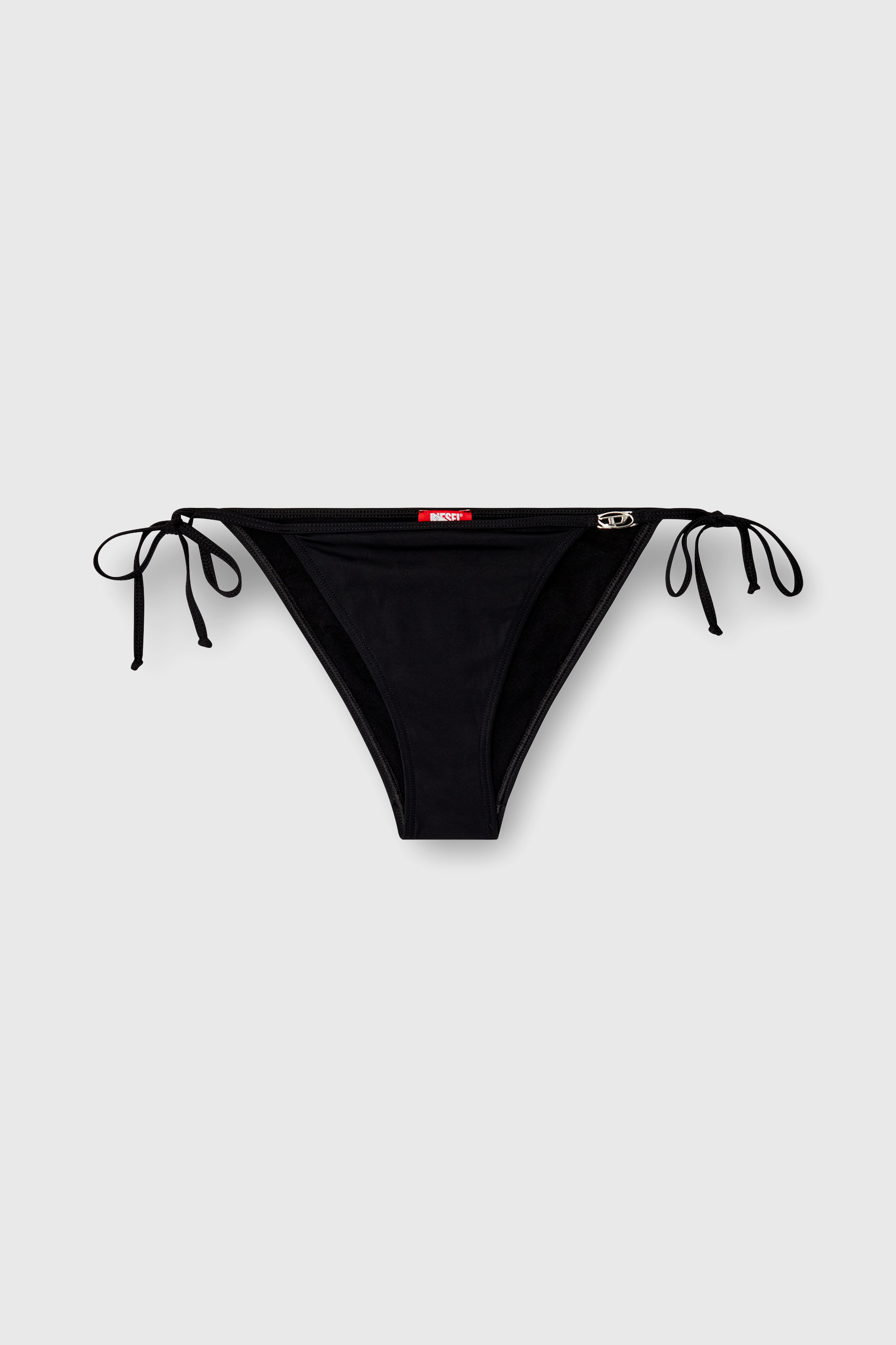 Diesel - BRIGITTES-DNM, Woman's Bikini briefs with Oval D detail in Black - 2