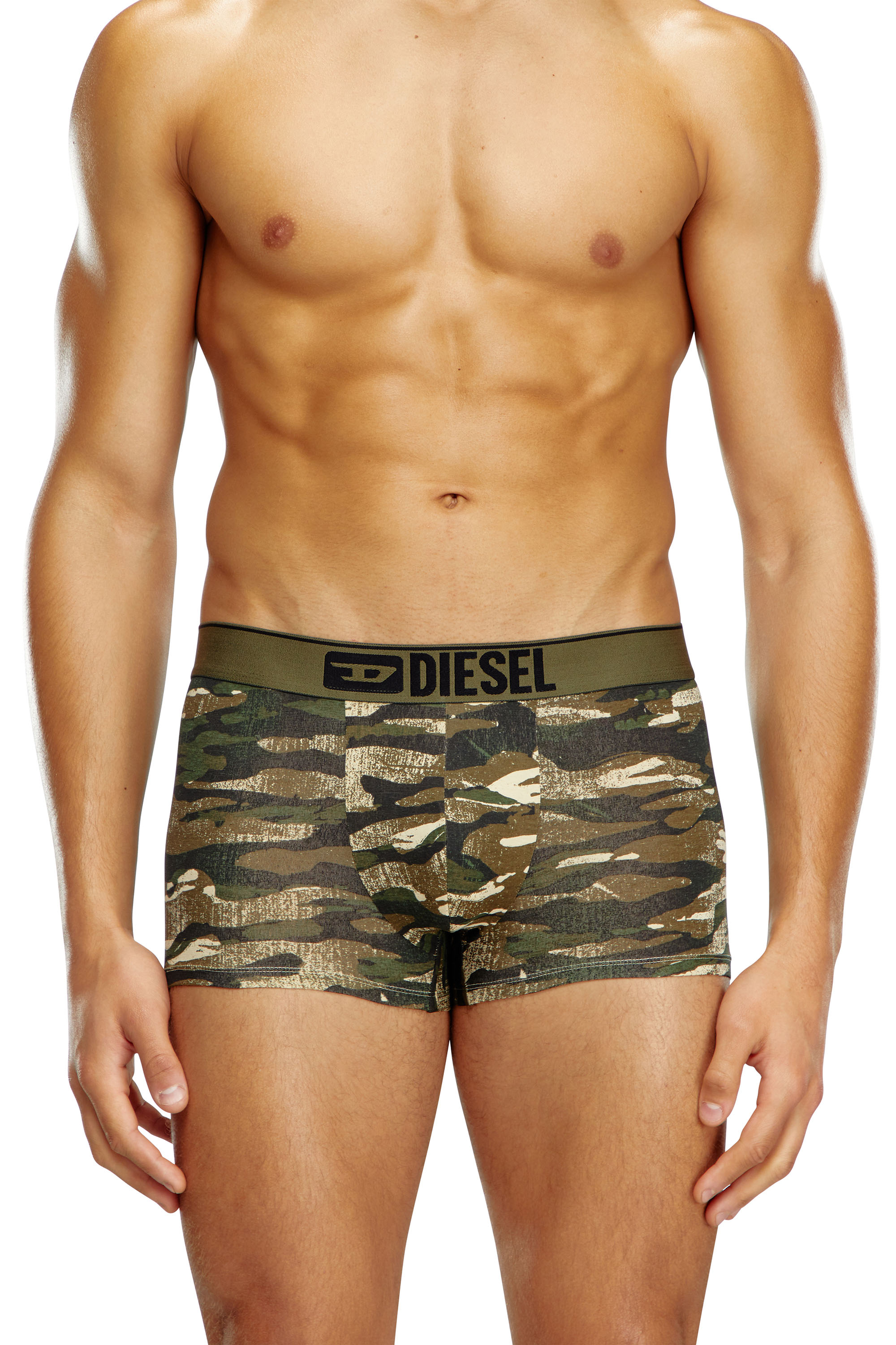 Diesel - UMBX-DAMIEN, Man Boxer briefs with camo print in Green - Image 2