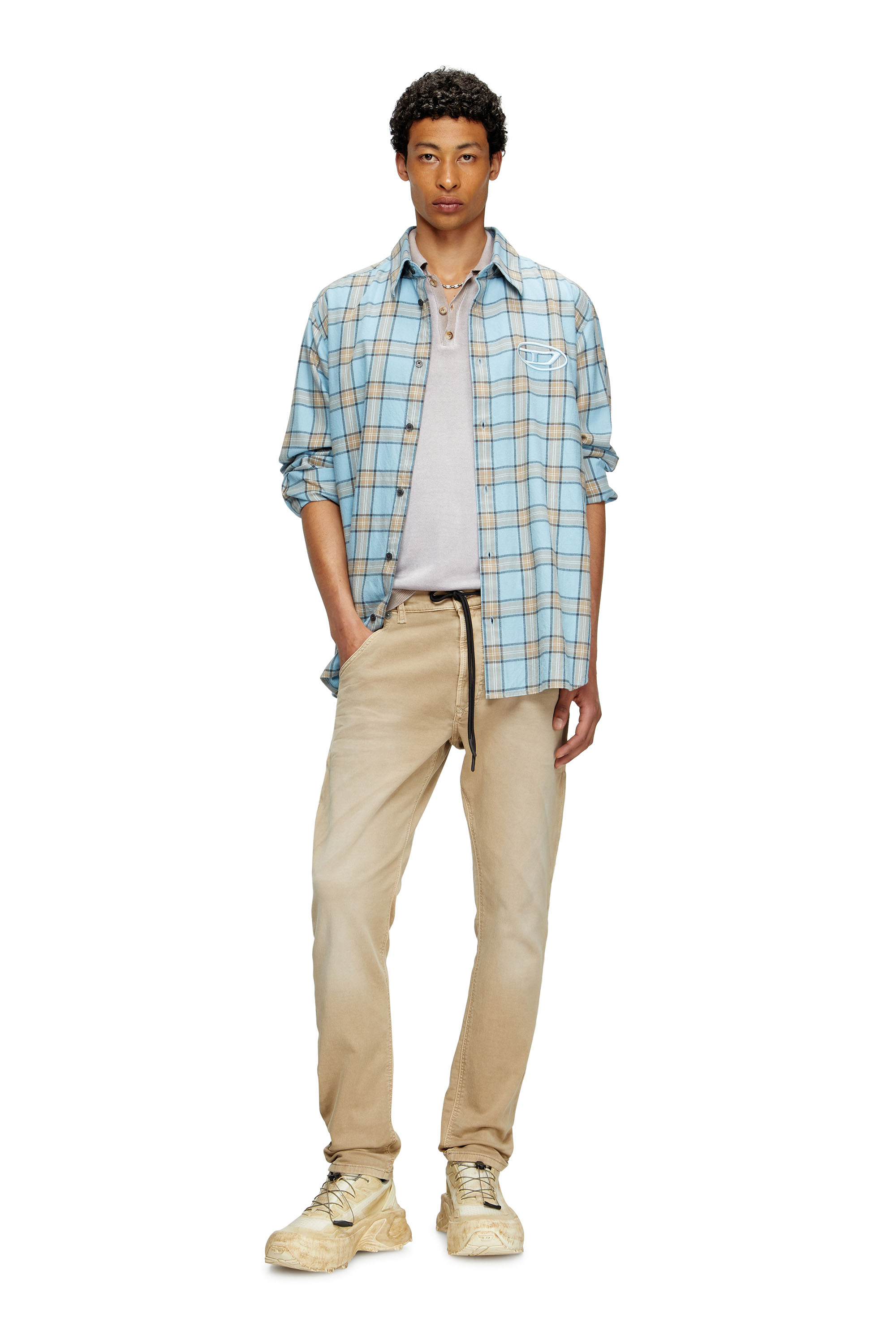 Regular 2032 D-Krooley Joggjeans® 0670M, Beige Diesel - Man's Regular 2032 D-Krooley Joggjeans® 0670M, Beige - 1