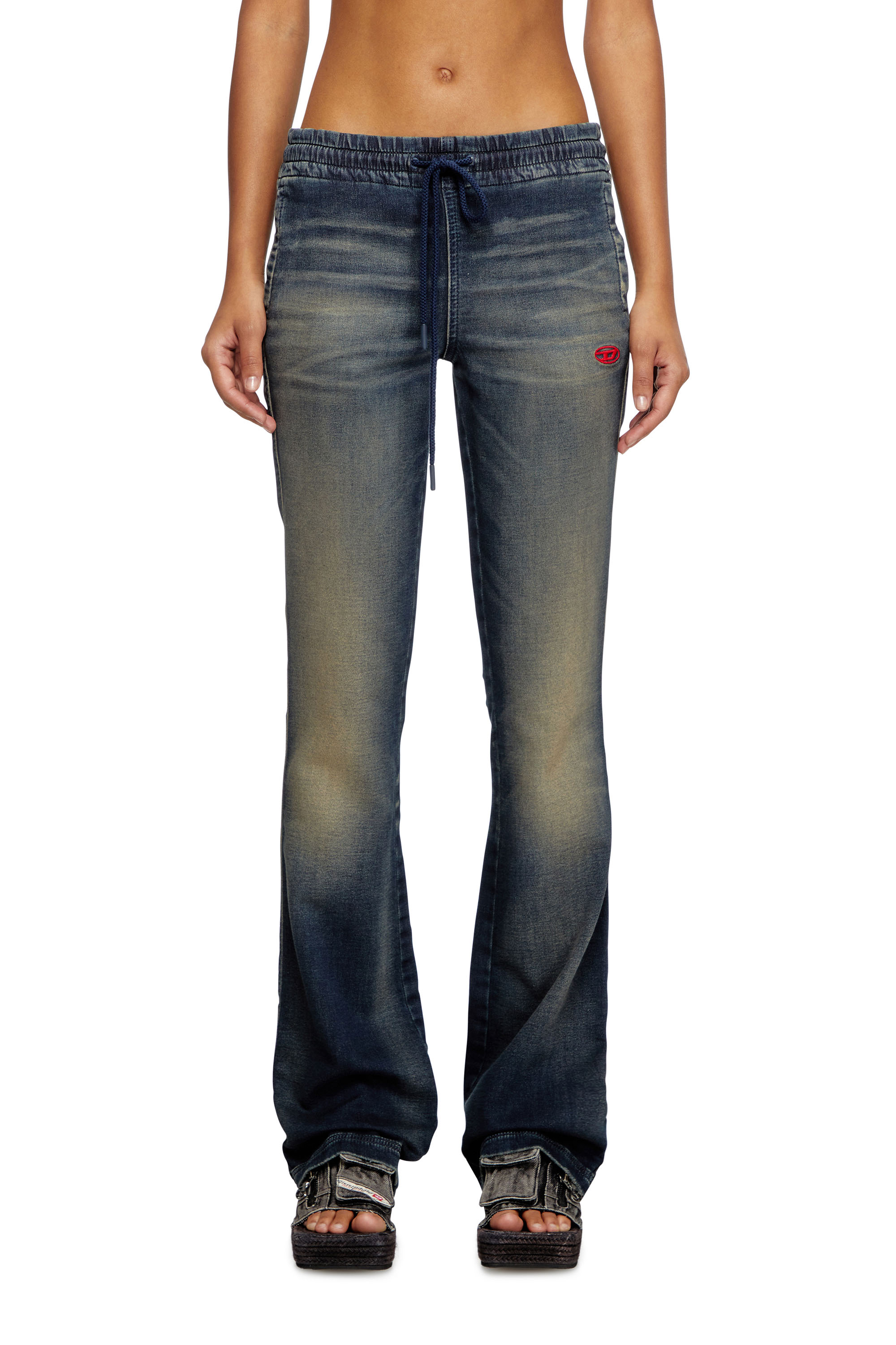 Diesel - Woman's Bootcut 2069 D-Ebbey Joggjeans® 068PM, Dark Blue - 2