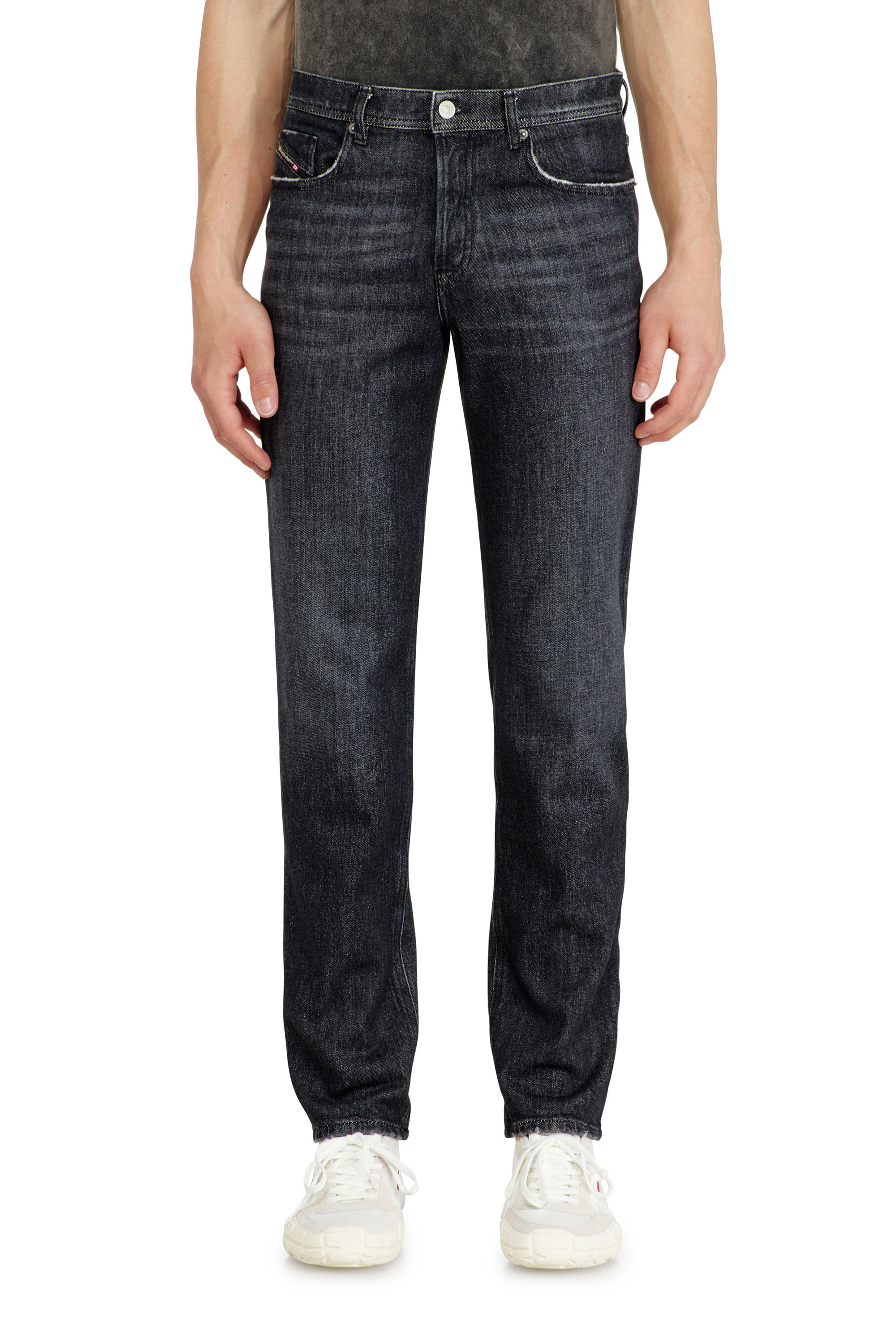 Diesel - Man's Regular Jeans 2023 D-Finitive 09P79, Black/Dark grey - 1