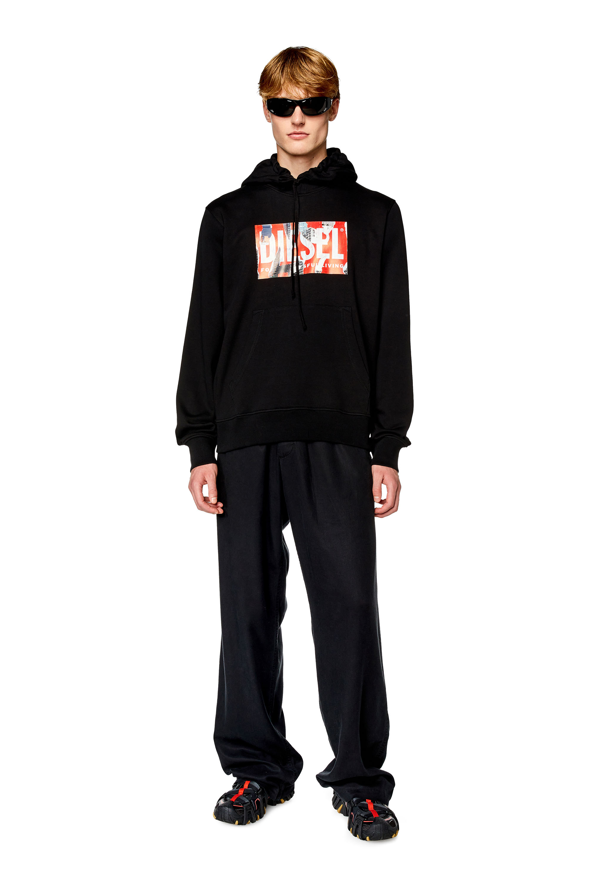 Diesel - S-GINN-HOOD-L4, Black - Image 2