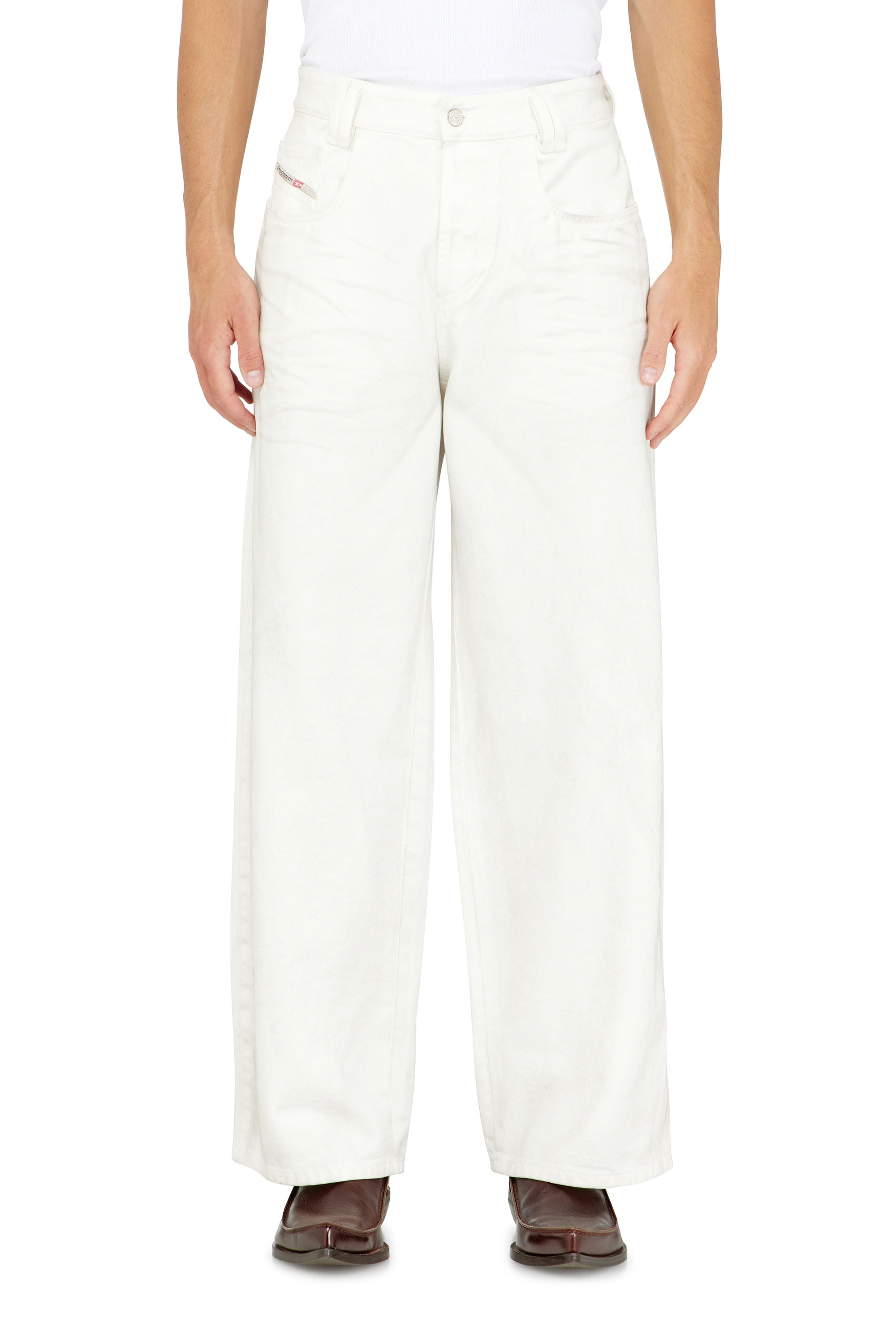 Diesel - Unisex's Relaxed Jeans 1982 D-Hakou 007GG, White - 4