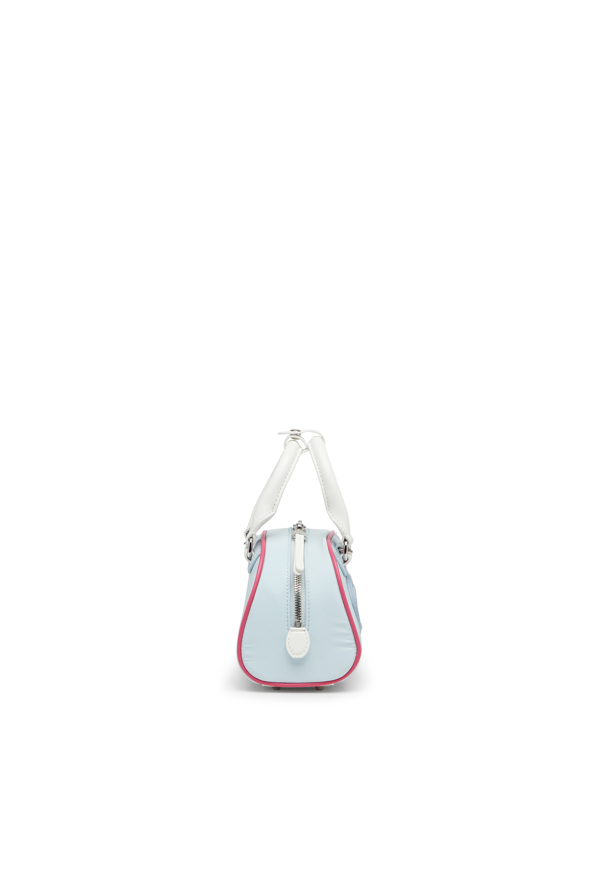 Diesel - 1DR DOME CROSSBODY, Woman's 1DR Dome-Colour-block small bowling bag in Light Blue - 5