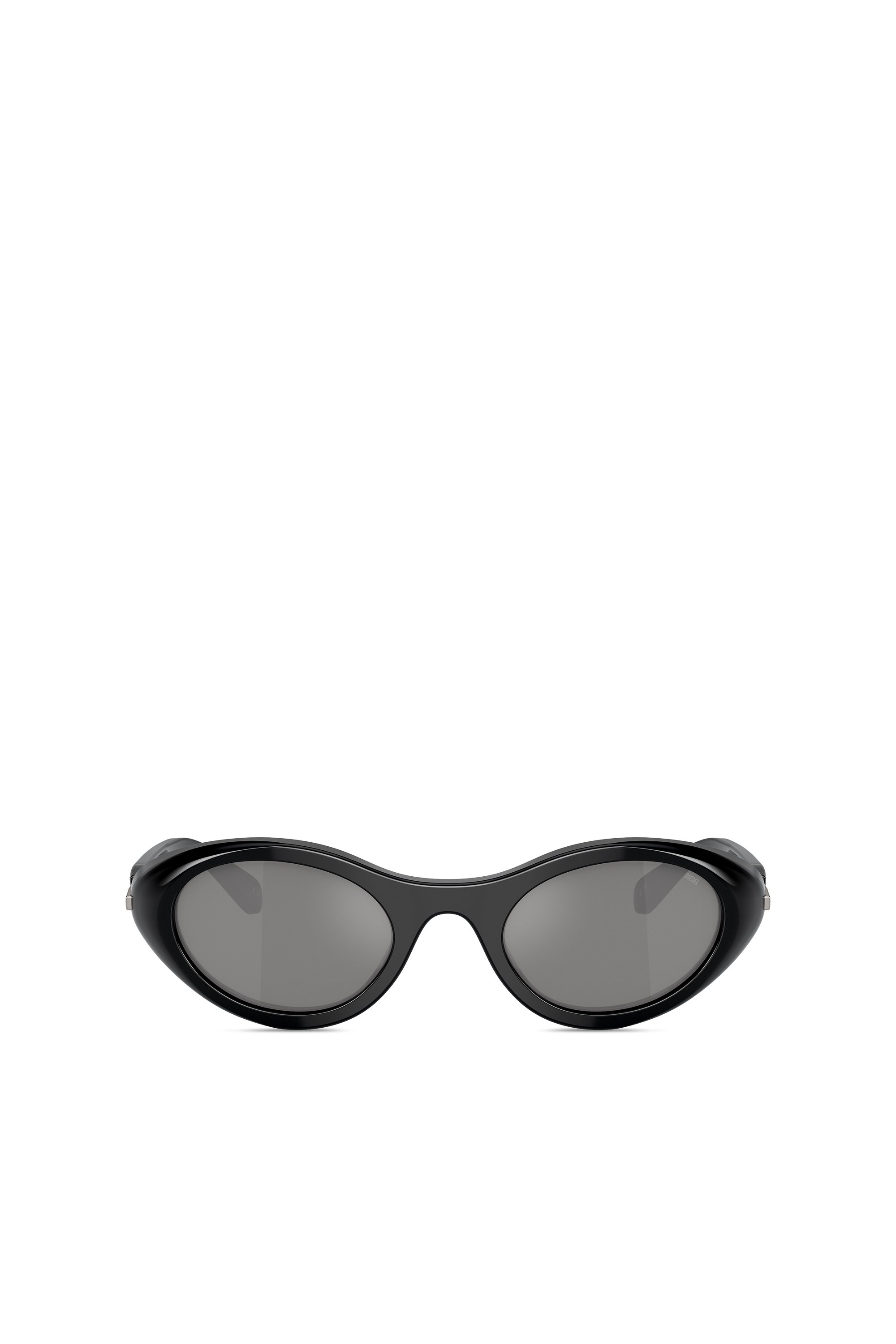 Diesel - 0DL2004, Unisex Wrap-around shape sunglasses in Black - Image 1