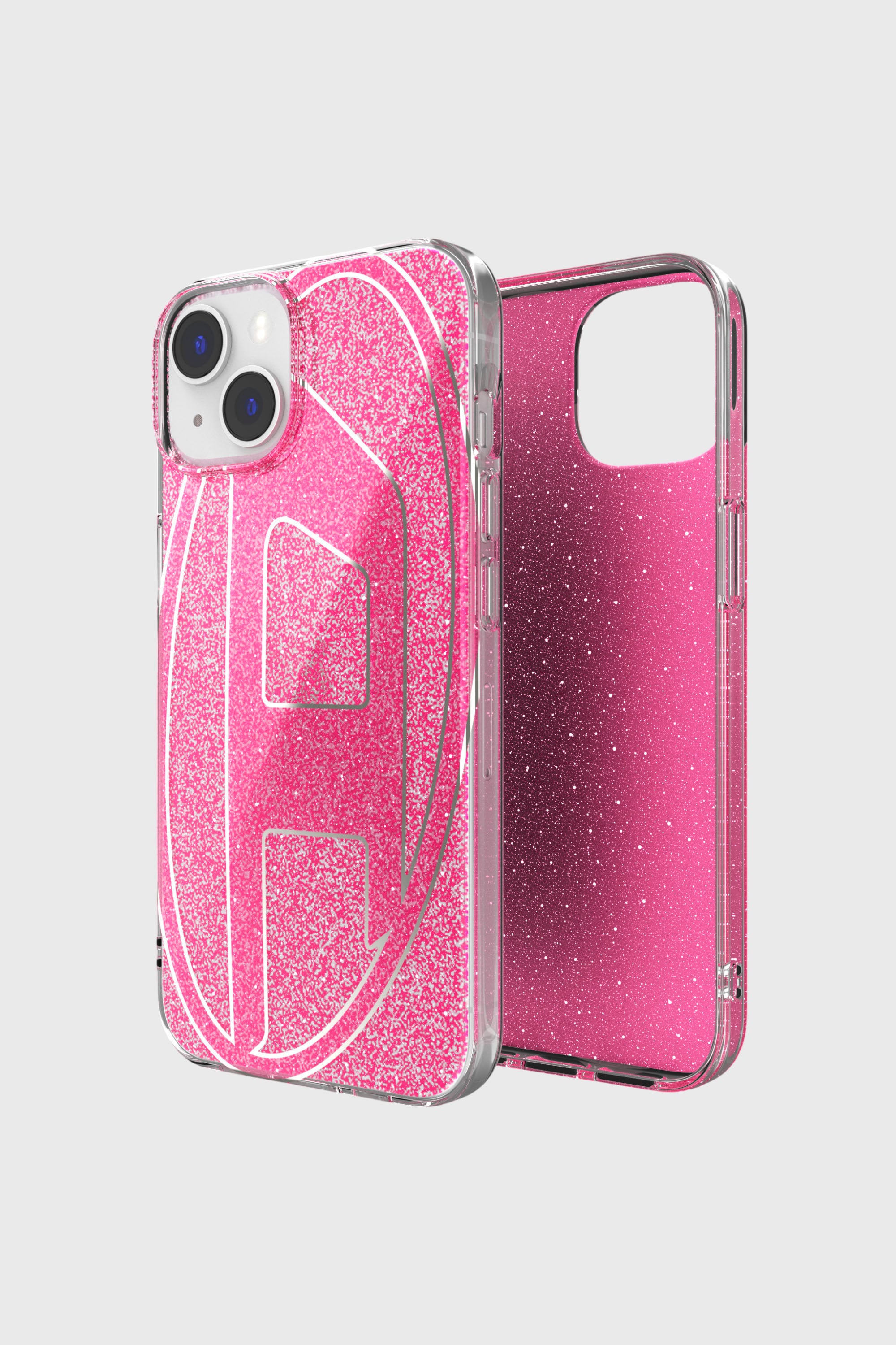 Diesel - 60034 AOP CASE, Unisex's Glitter Case for iP 13/ 14 in Pink - 1