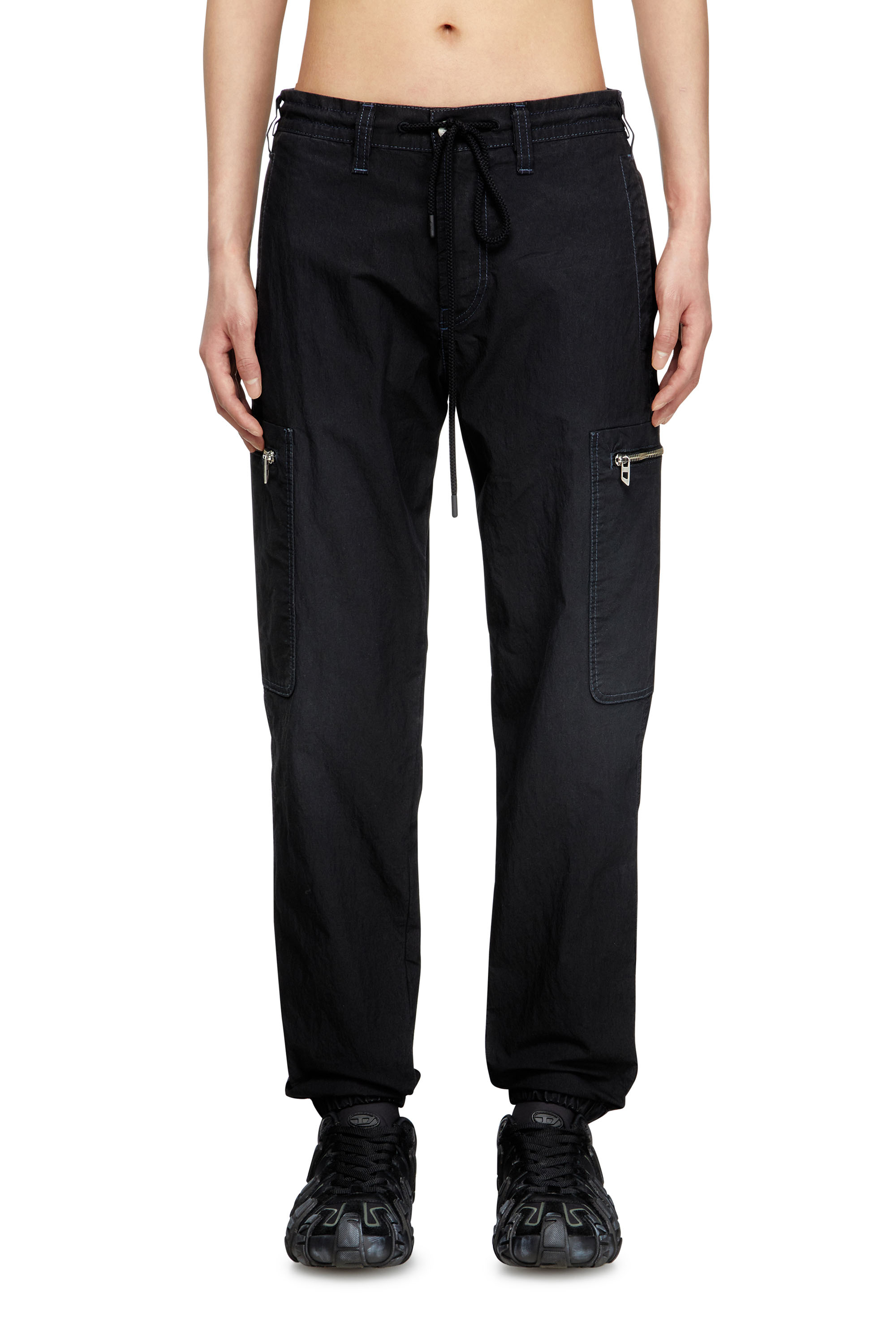 Diesel - Unisex's Slim D-Lab JoggJeans® 068SJ, Black/Dark grey - 2