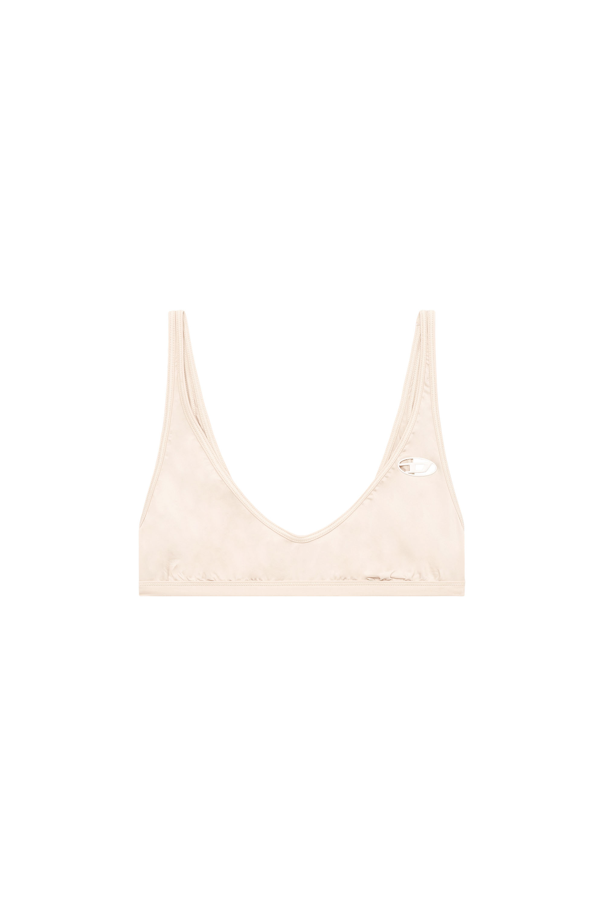 Diesel - TANIA-UTLT, Woman's Bralette with cut-out Oval D detail in Nude - 3