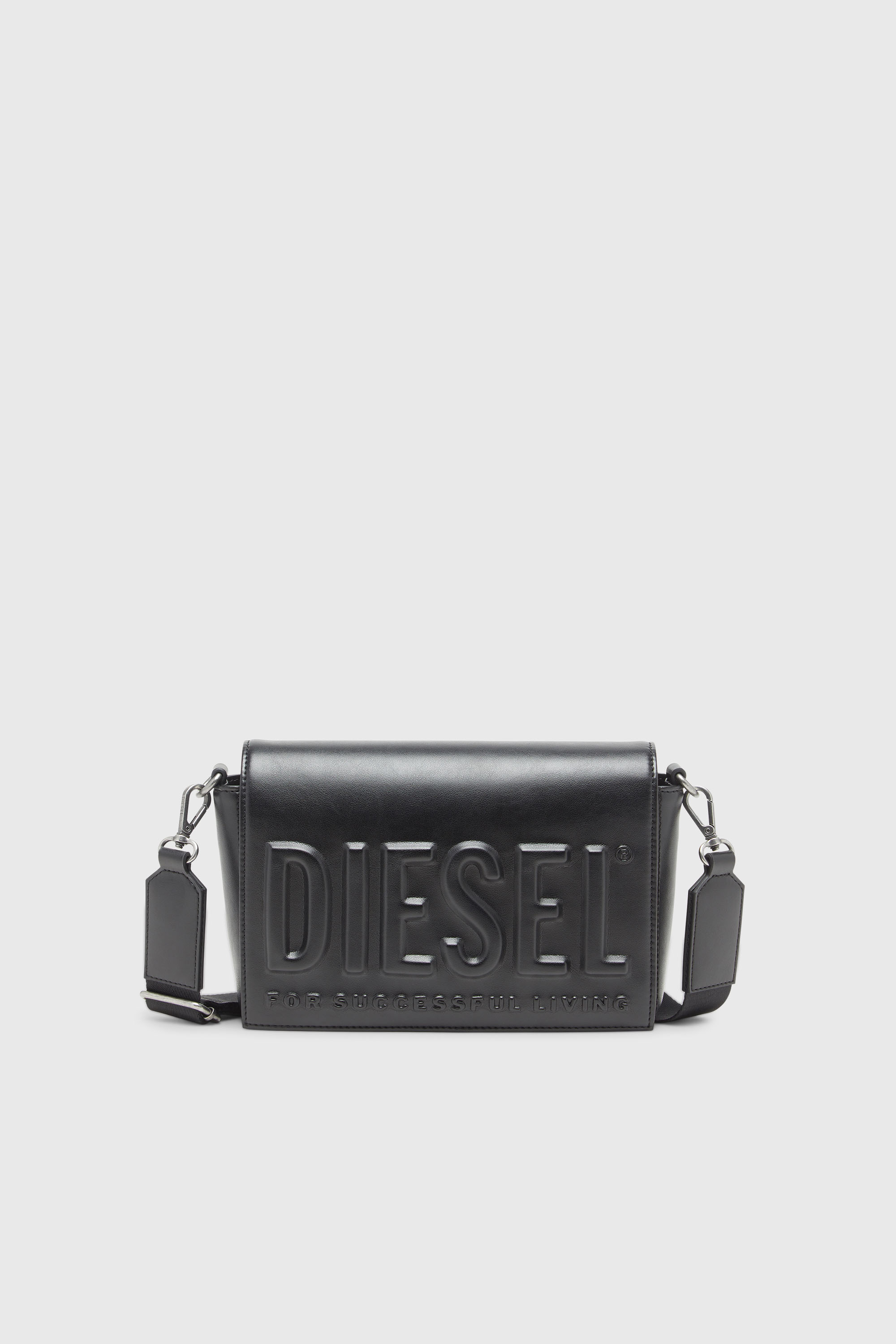 Diesel - DSL 3D CAMERA BAG X, Unisex's Dsl 3D - Camera bag with embossed logo in Black - 1