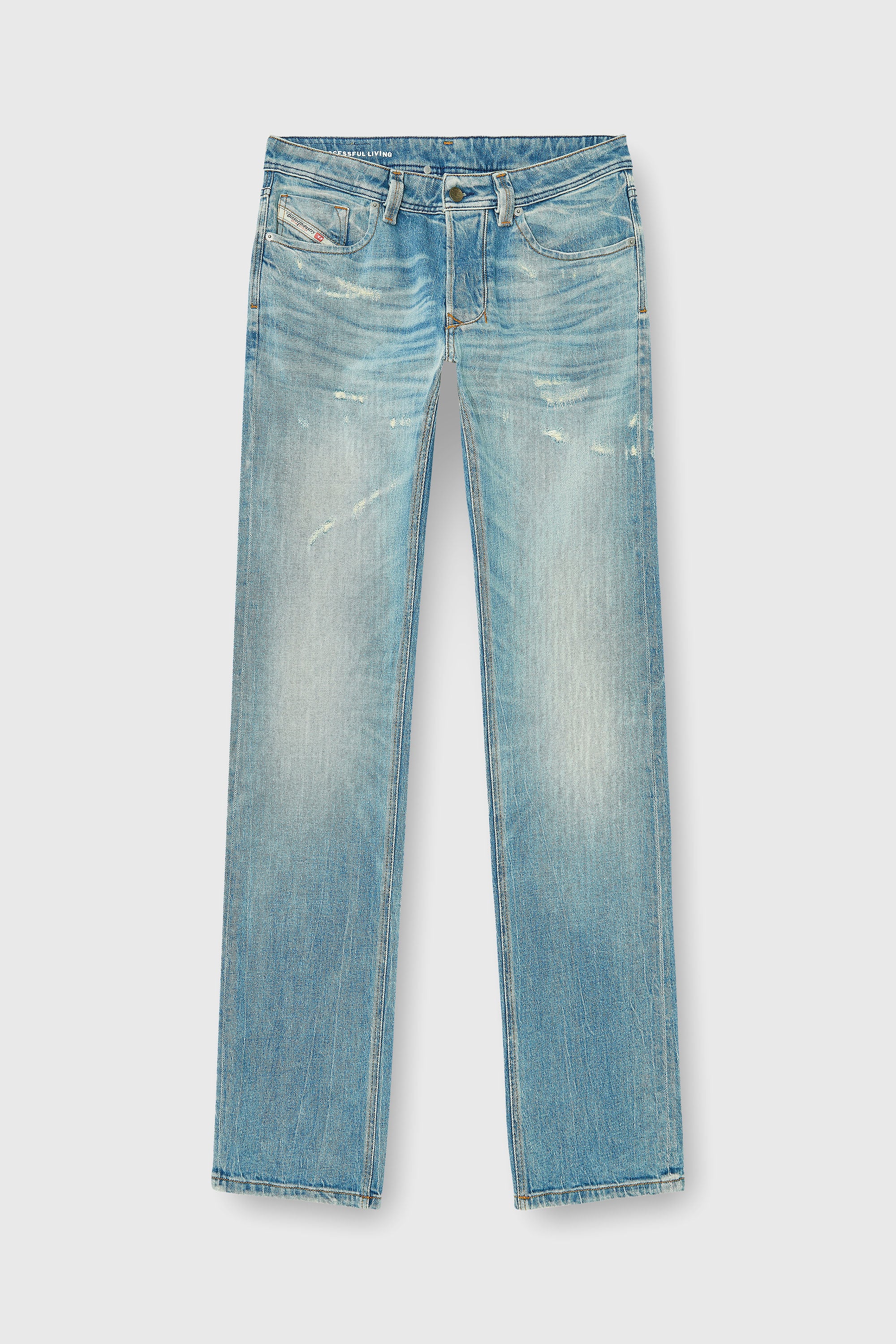 Diesel - Man's Regular Jeans 1985 Larkee 09P33, Light Blue - 6