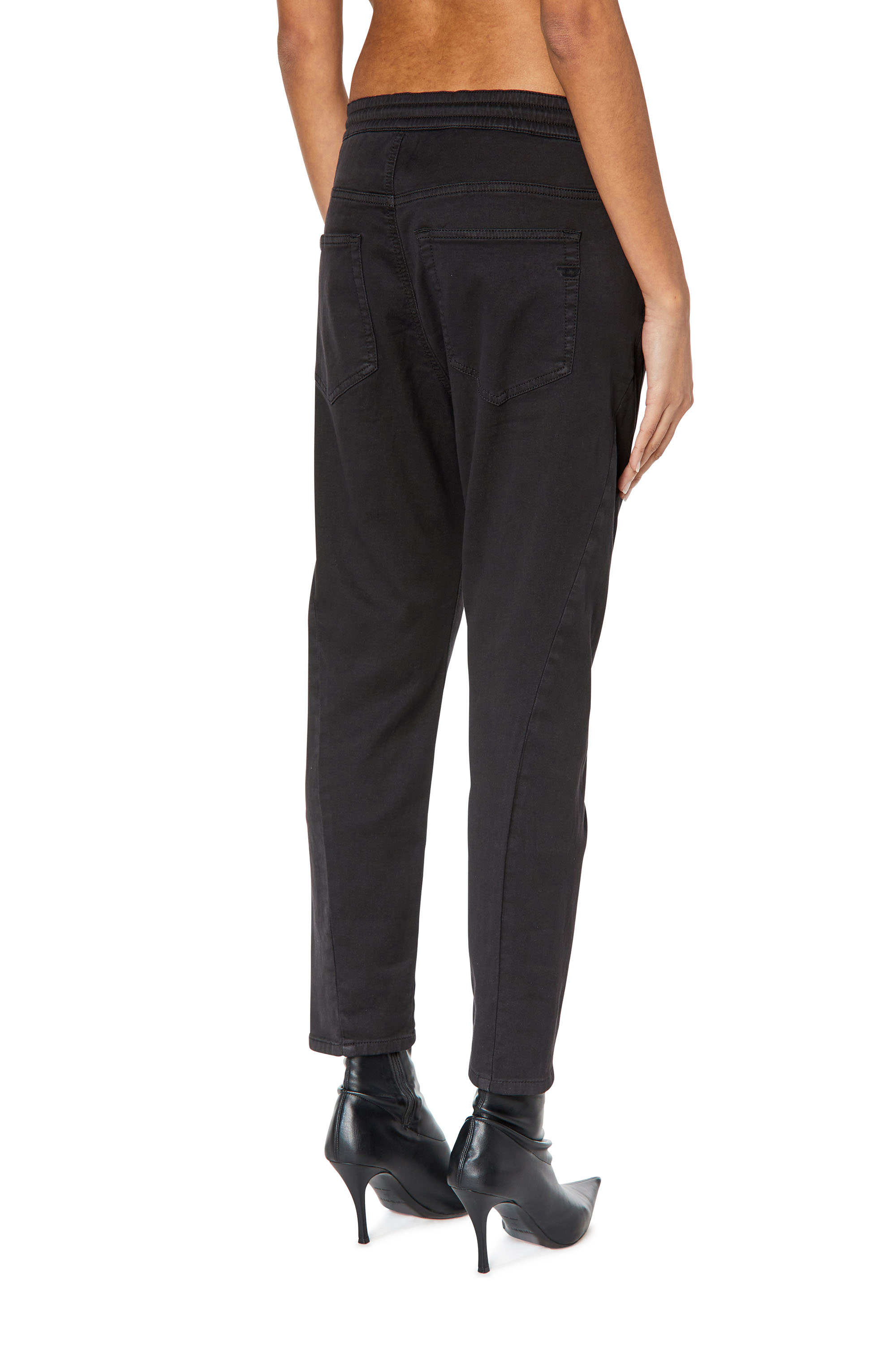 Diesel - Boyfriend Fayza JoggJeans® 068DY, Black/Dark grey - Image 2