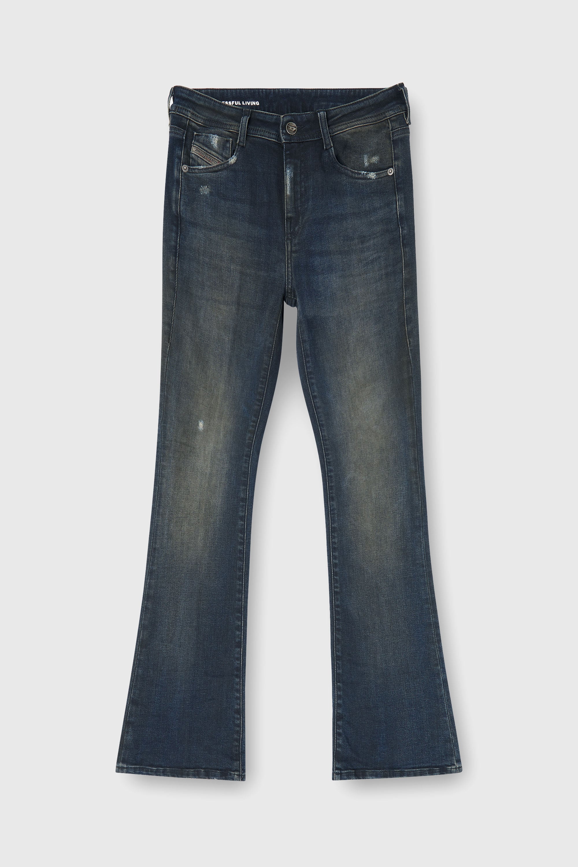 Diesel - Woman's Bootcut Jeans 1969 D-Ebbey 09P69, Dark Blue - 2