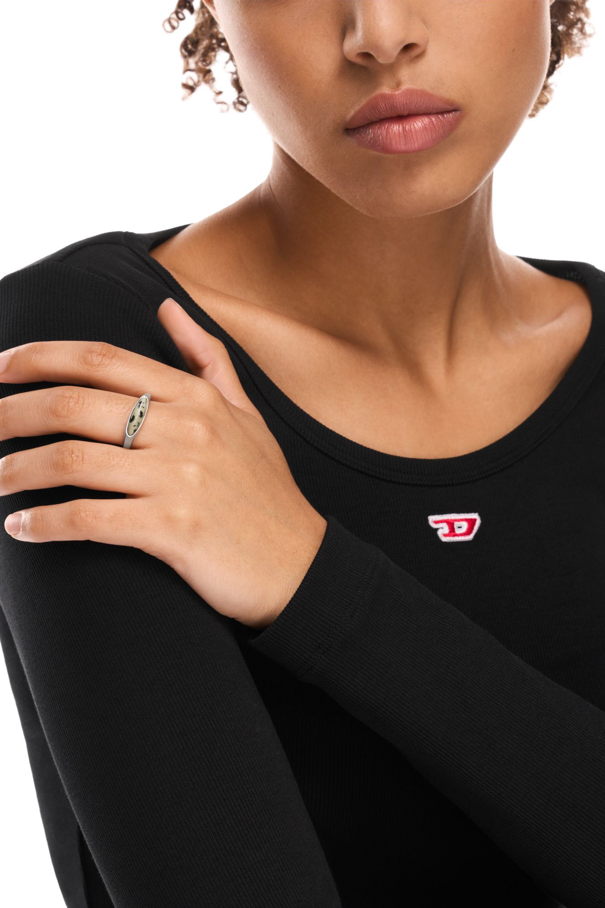 Diesel - DX167940 JEWELLERY, Unisex's Stainless Steel Signet Ring in Silver - 4