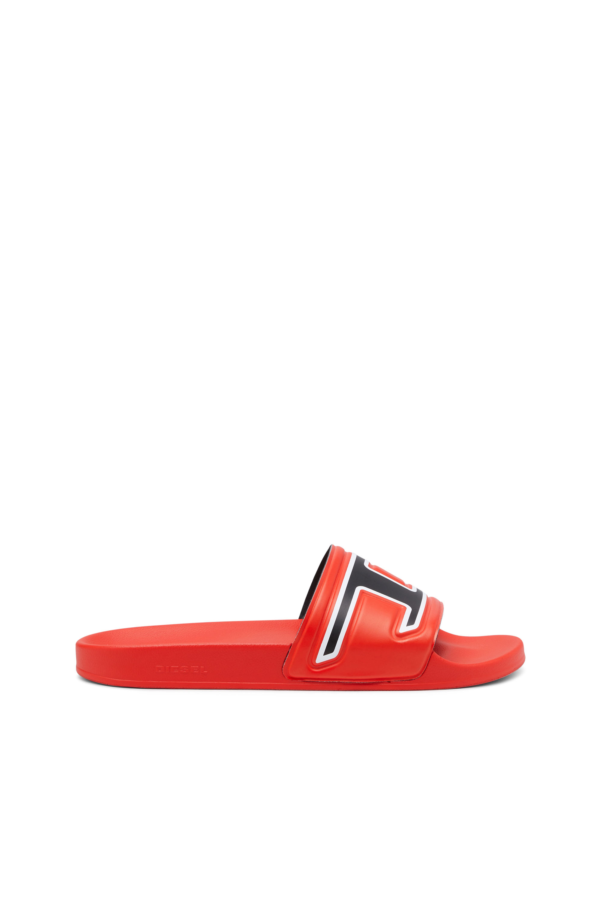 Diesel - SA-MAYEMI D, Man Sa-Mayemi-Pool slides with embedded D logo in Multicolor - Image 1