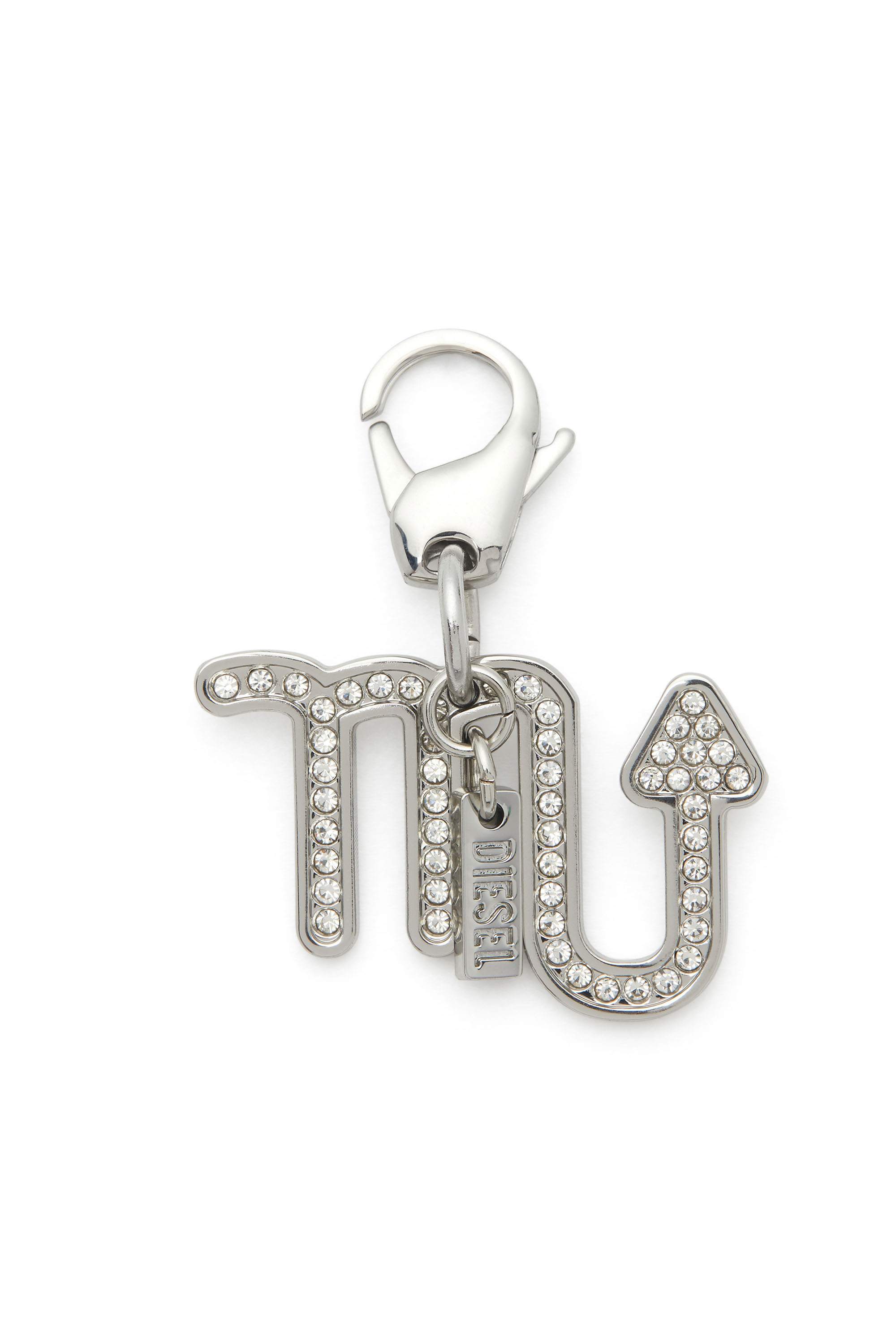 Diesel - CHARM SCORPIO, Unisex's Metal Scorpio charm with rhinestones in Silver - 1