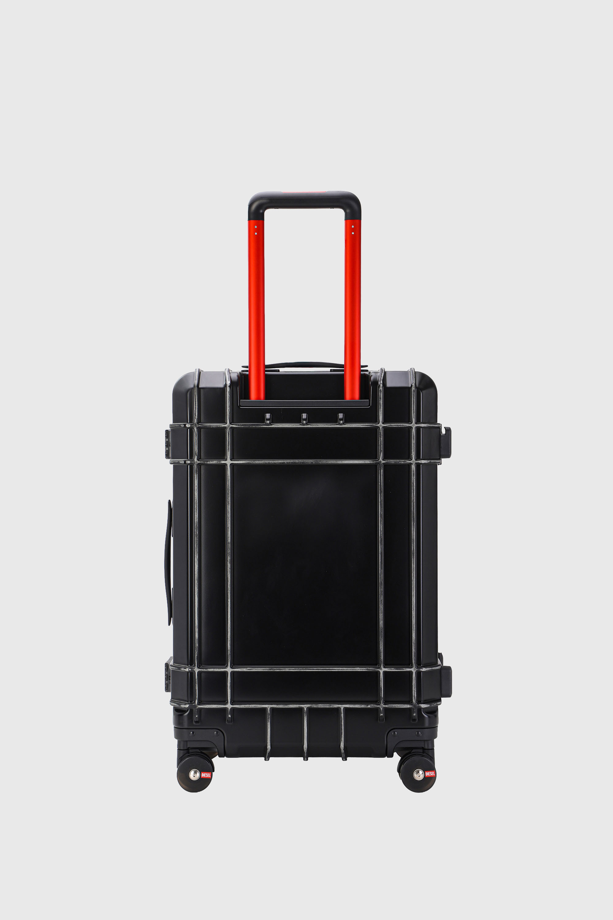 Diesel - DIESEL PC STRONG IMAGE TROLLEY- DSL003, Unisex's Rugged suitcase size M in Black - 2