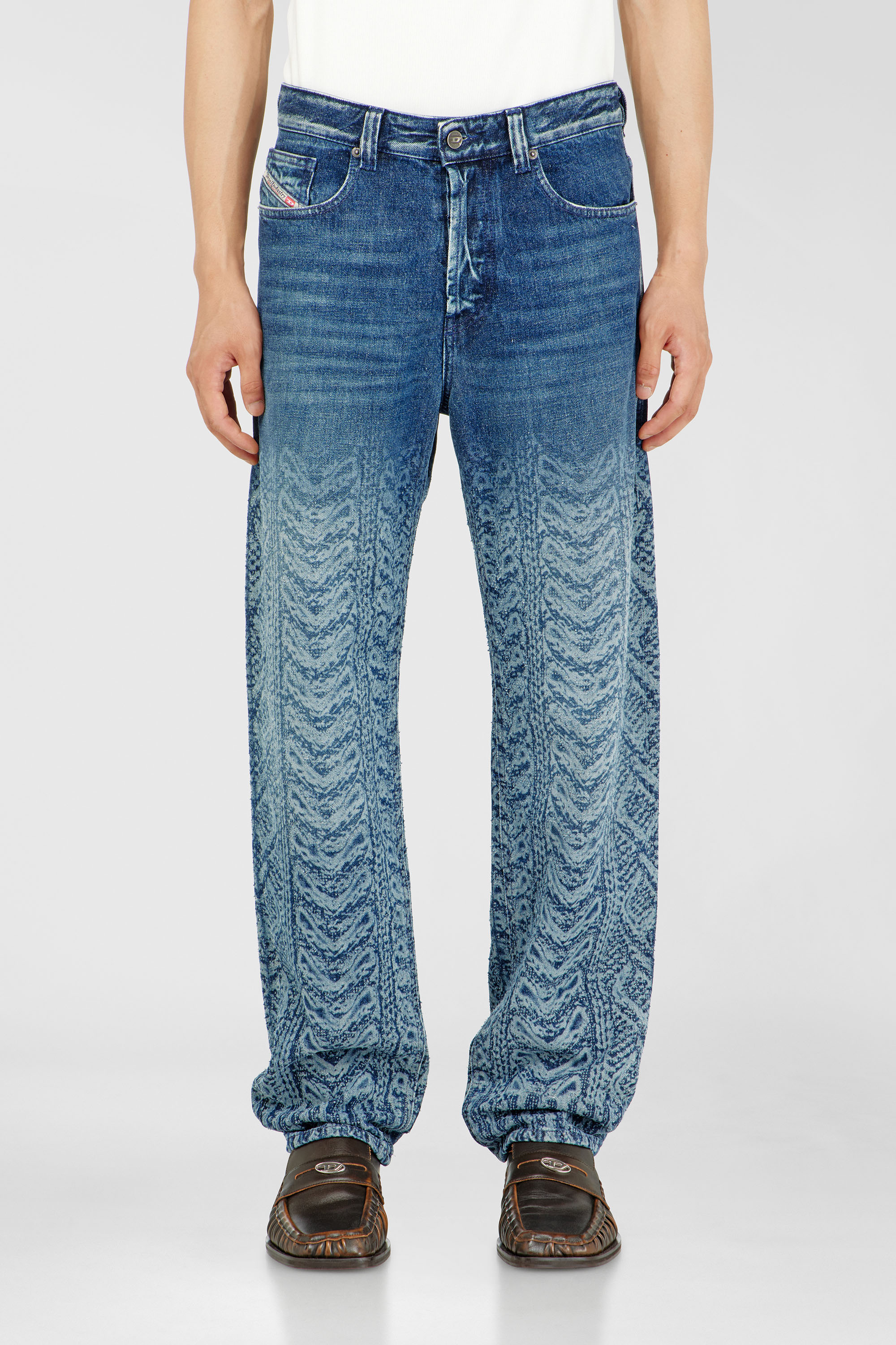 Diesel - Man's Regular Jeans 2024 D-Macs 007EV, Dark Blue - 1