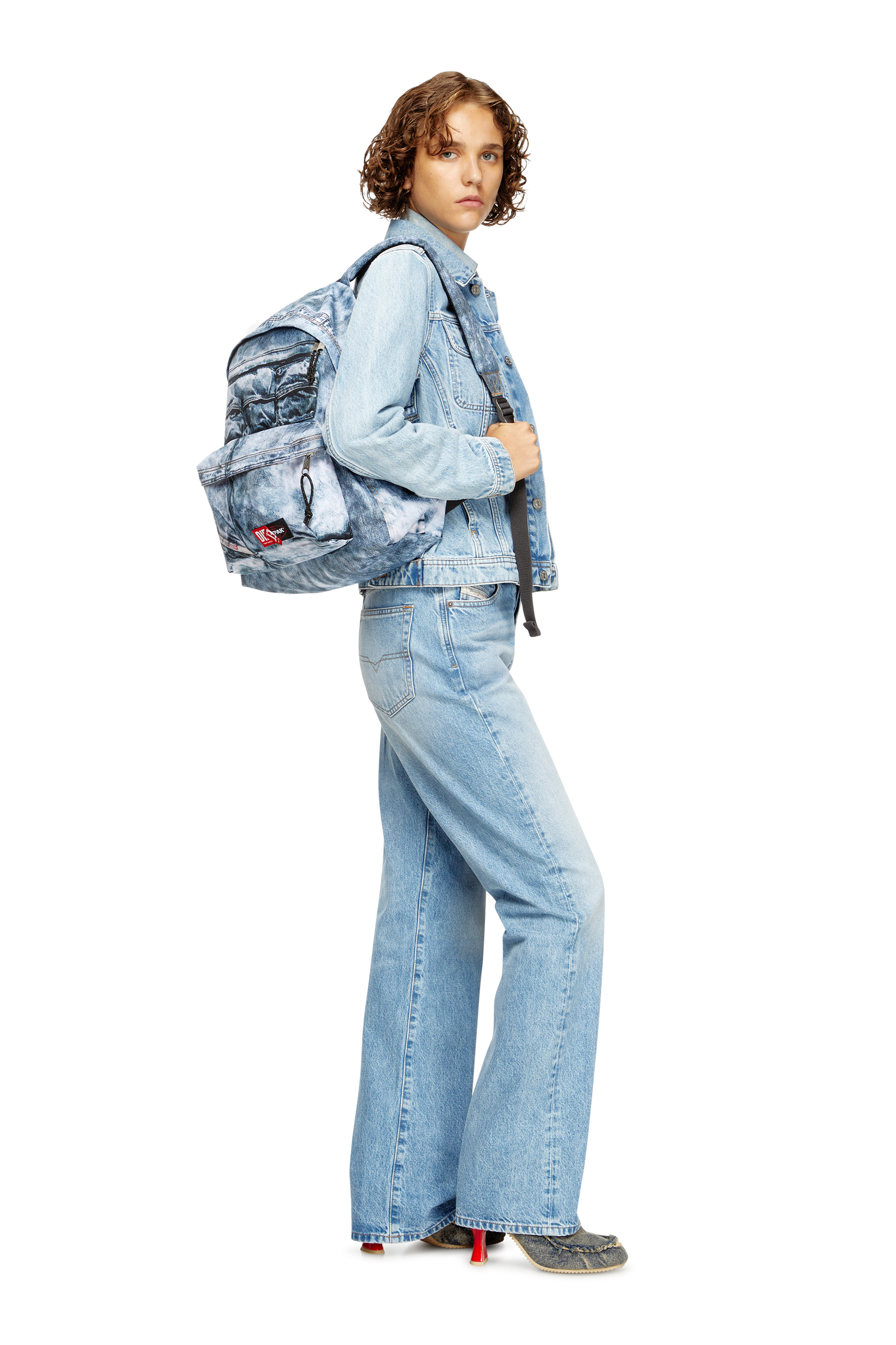 Diesel - DIESEL DAY PAK'R, Unisex's Backpack in trompe l'oeil denim in Blue - 2