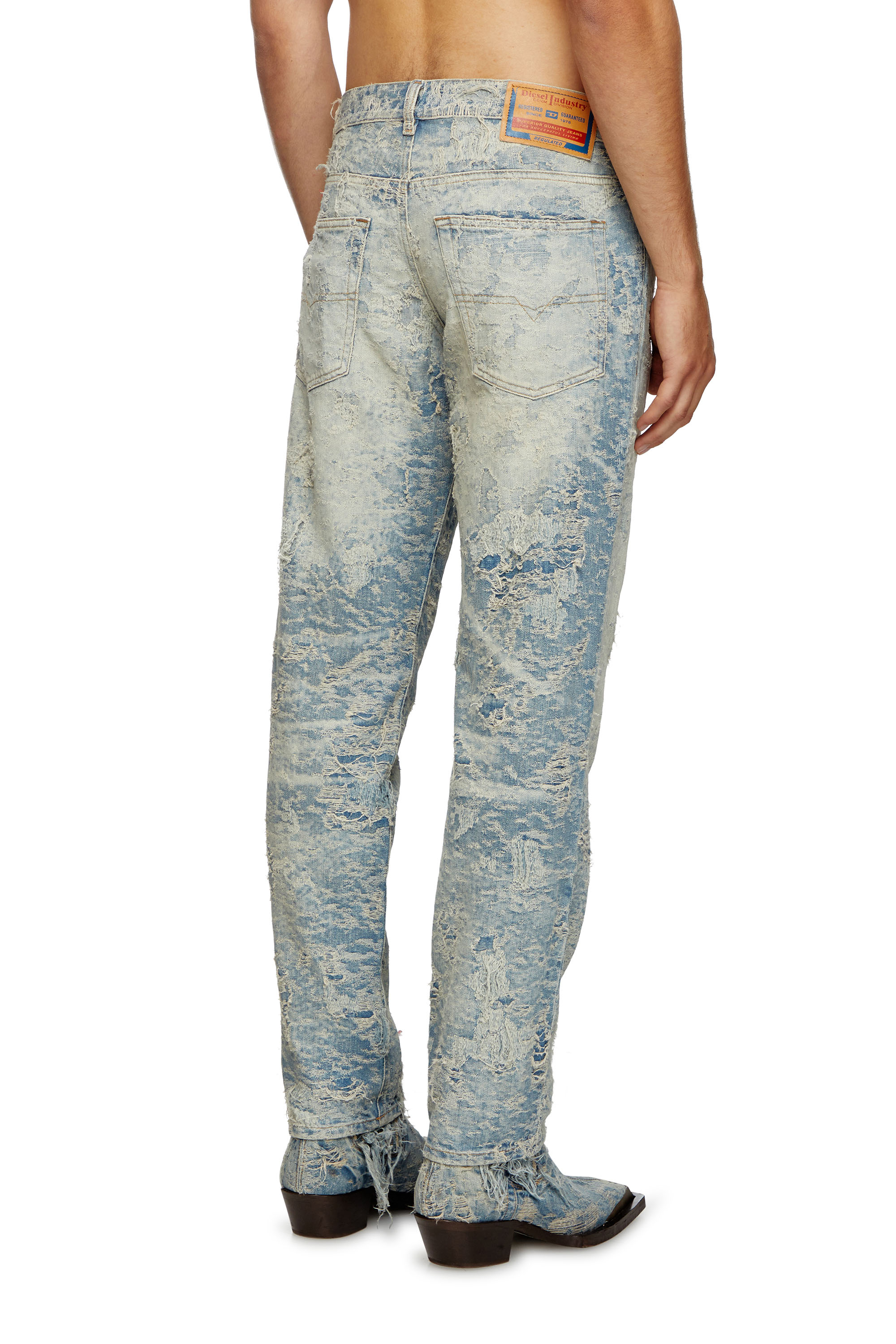 Diesel - Man's Regular Jeans 2023 D-Finitive 007Z7, Light Blue - 4