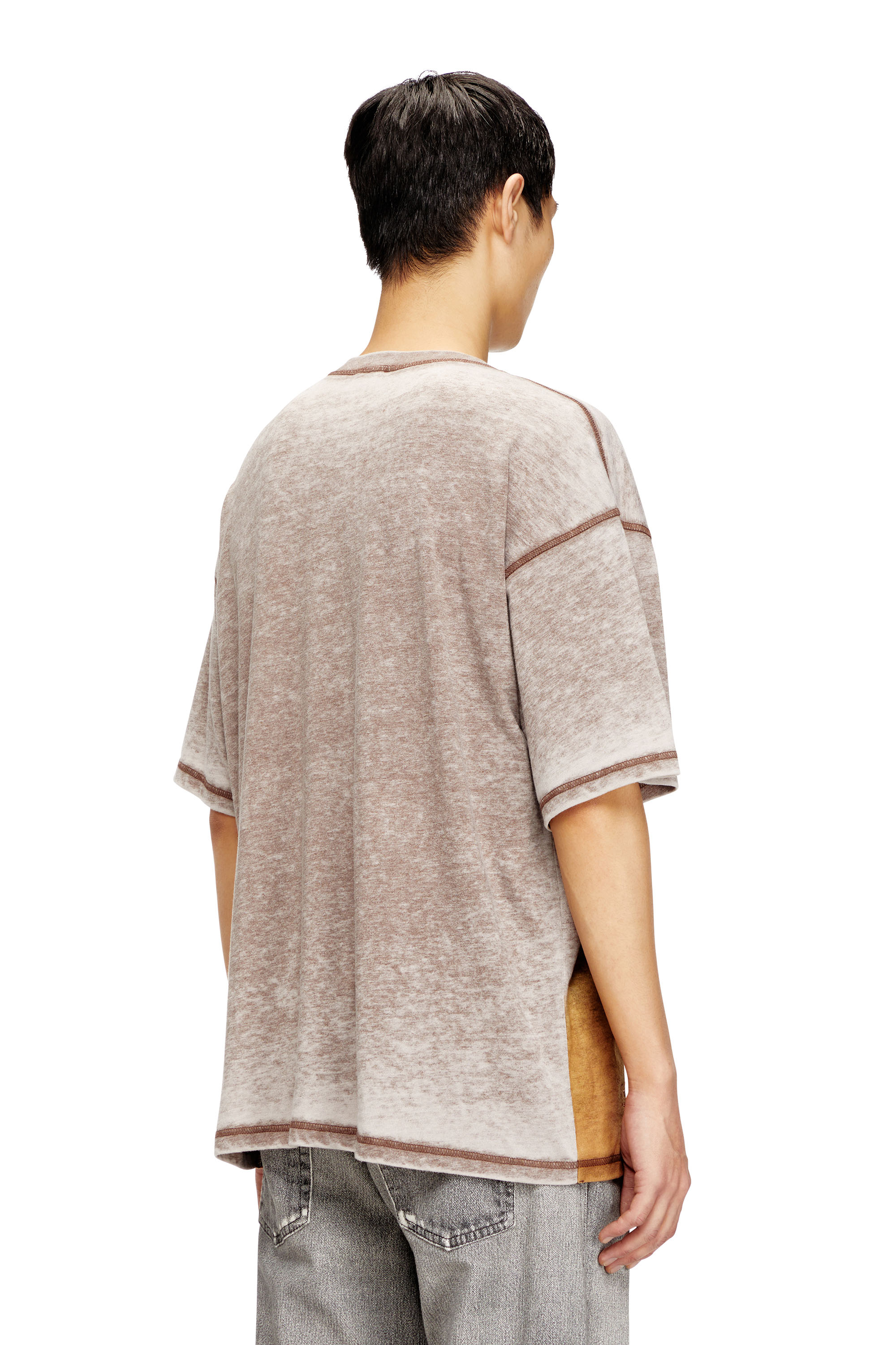 Diesel - T-BOXT-V12, Man's Relaxed T-shirt with print and studs in null - 4