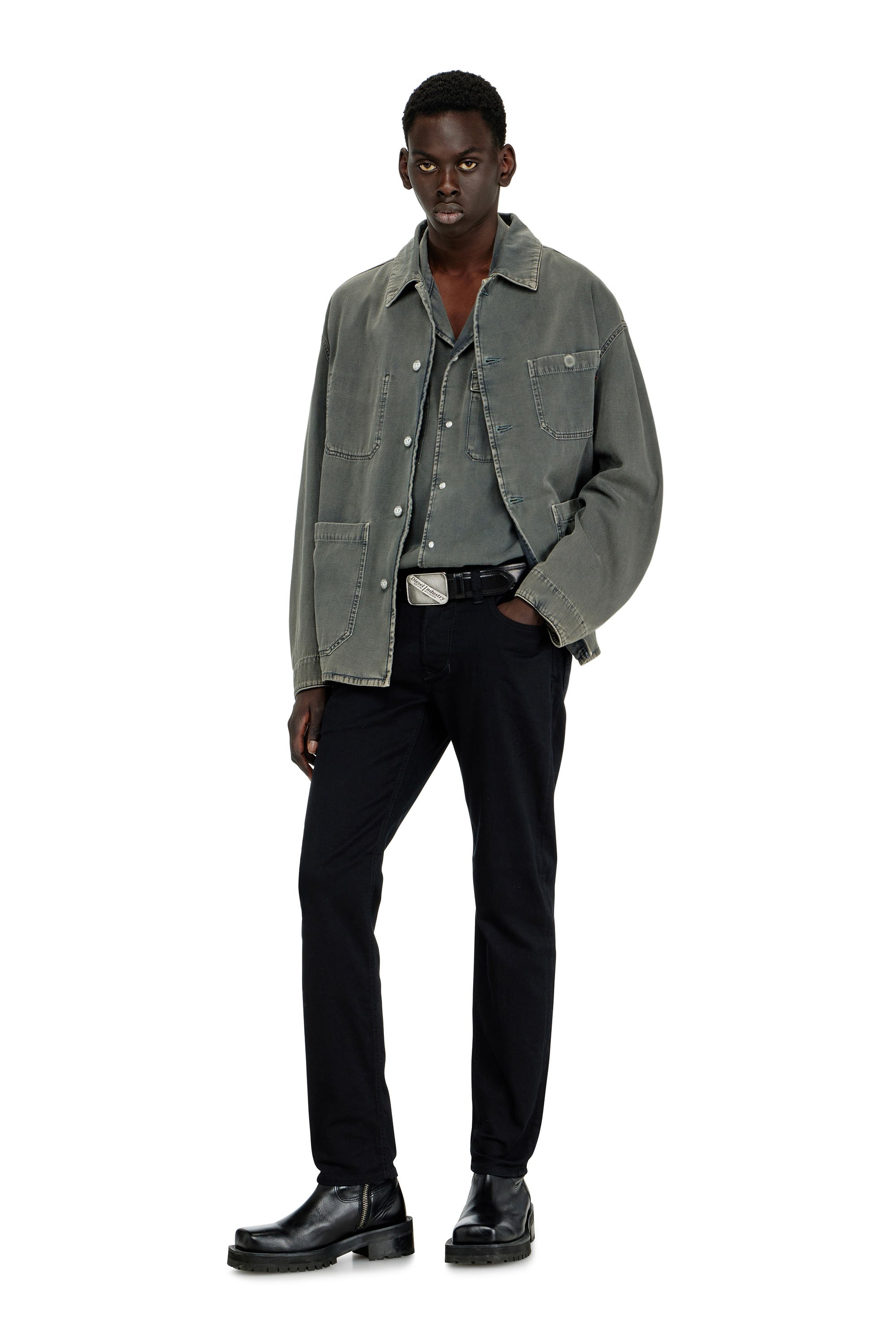 Diesel - Man's Regular Jeans 1986 Larkee-Beex 0688H, Black/Dark grey - 1